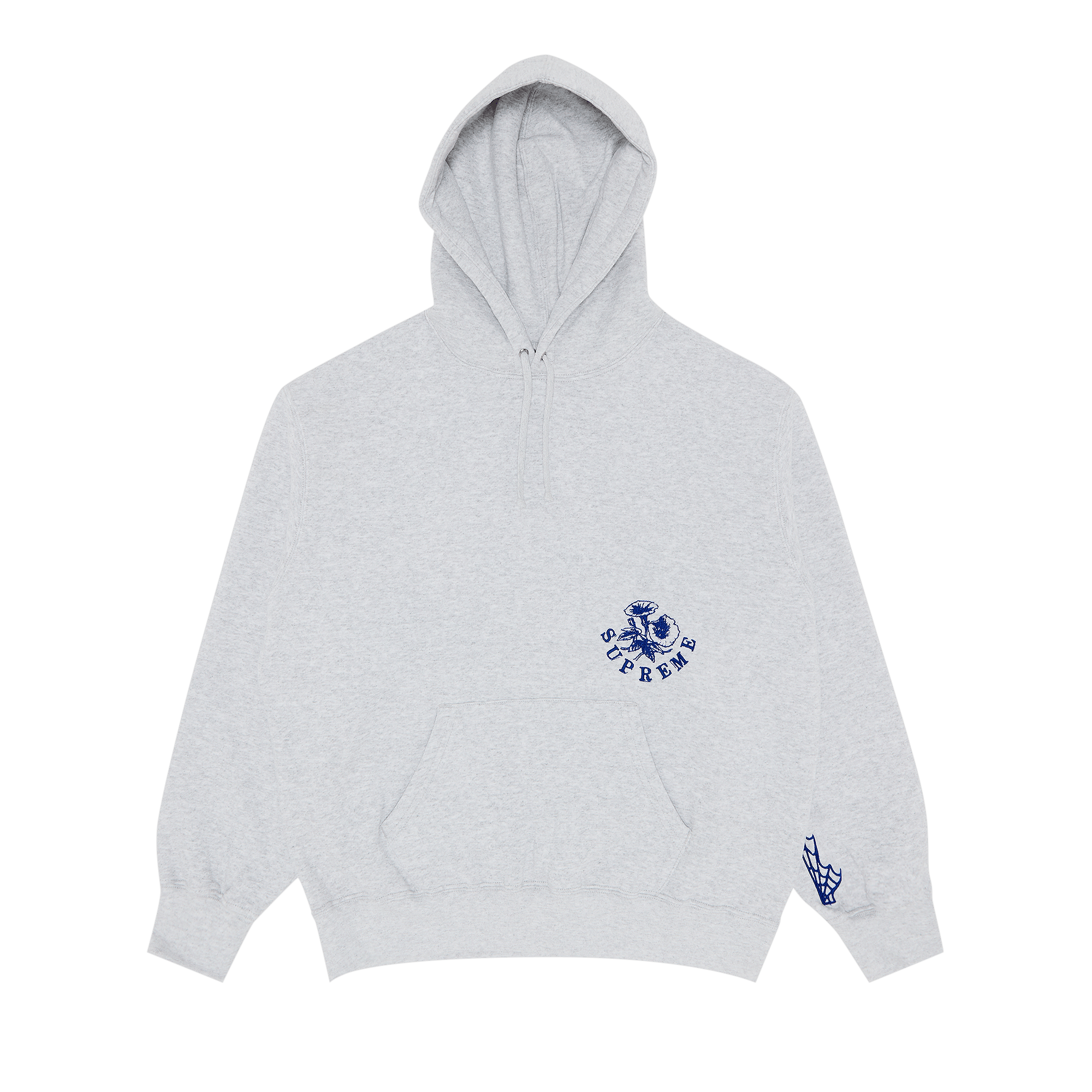 Supreme Wild Embroidered Hooded Sweatshirt 'Ash Grey'