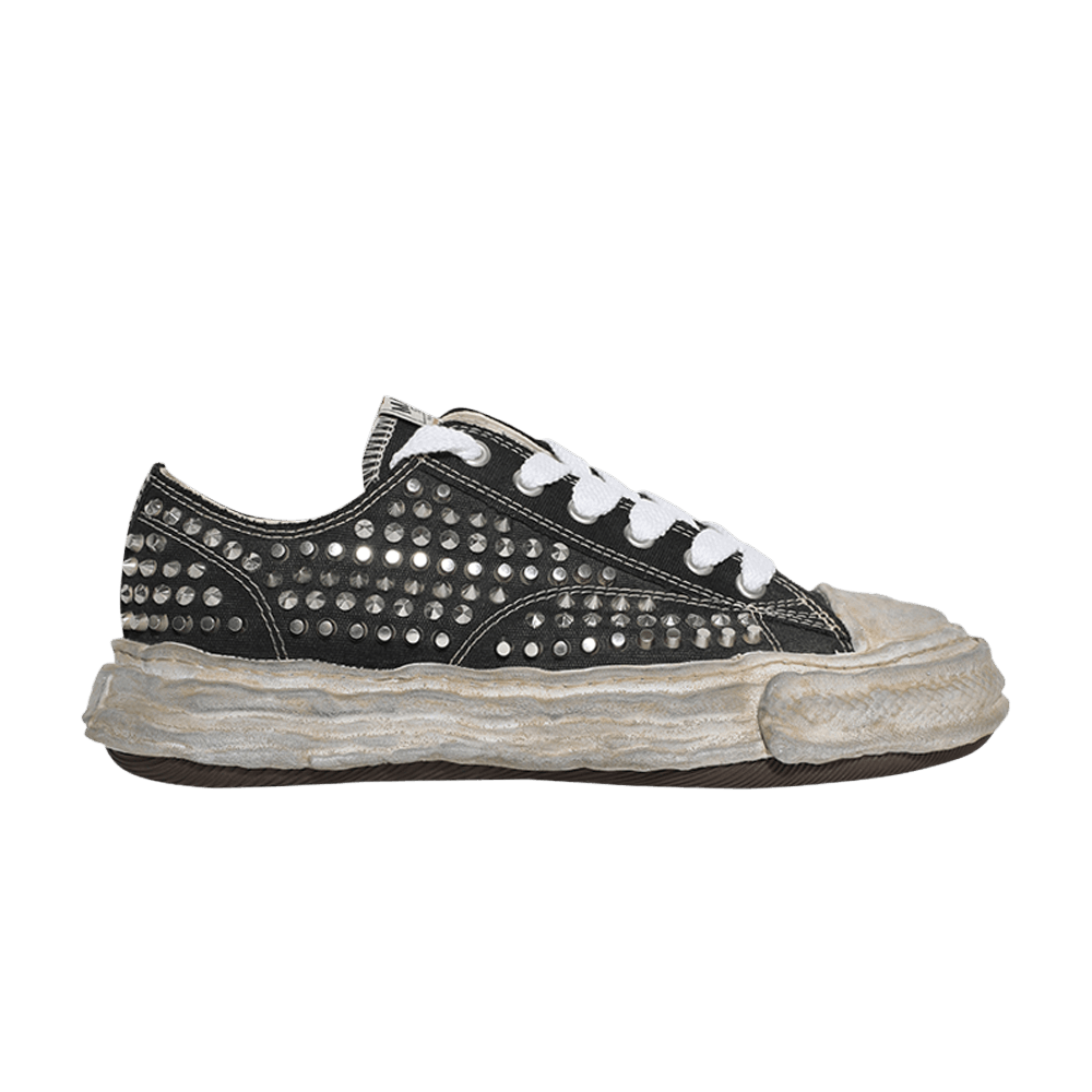 Maison Mihara Yasuhiro Peterson 23 OG Sole Studded Canvas Low 'Black White'