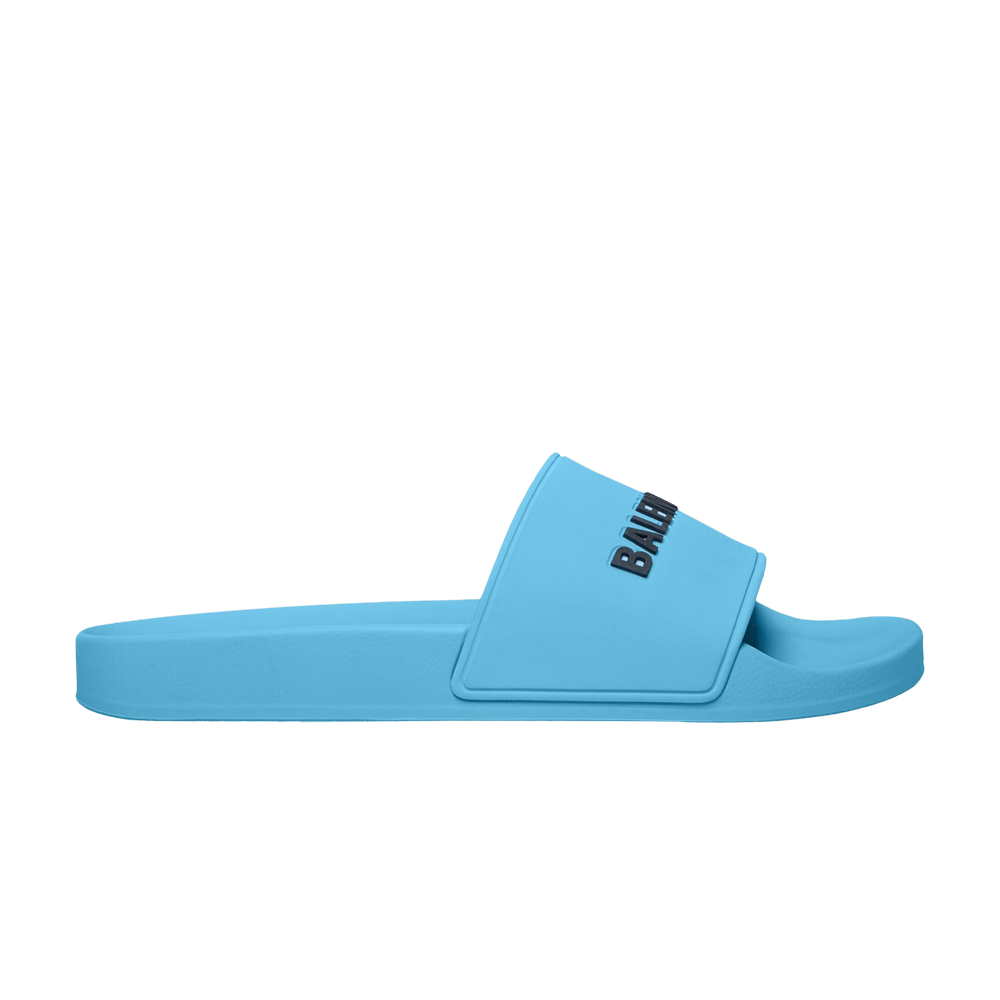 Balenciaga Wmns Pool Slides 'Light Blue'