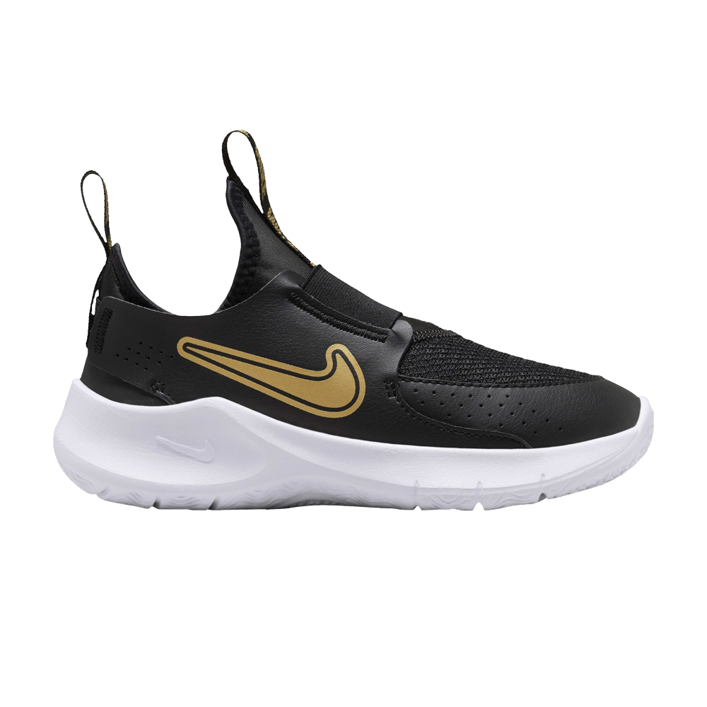Nike Flex Runner 3 PS 'Black Metallic Gold'