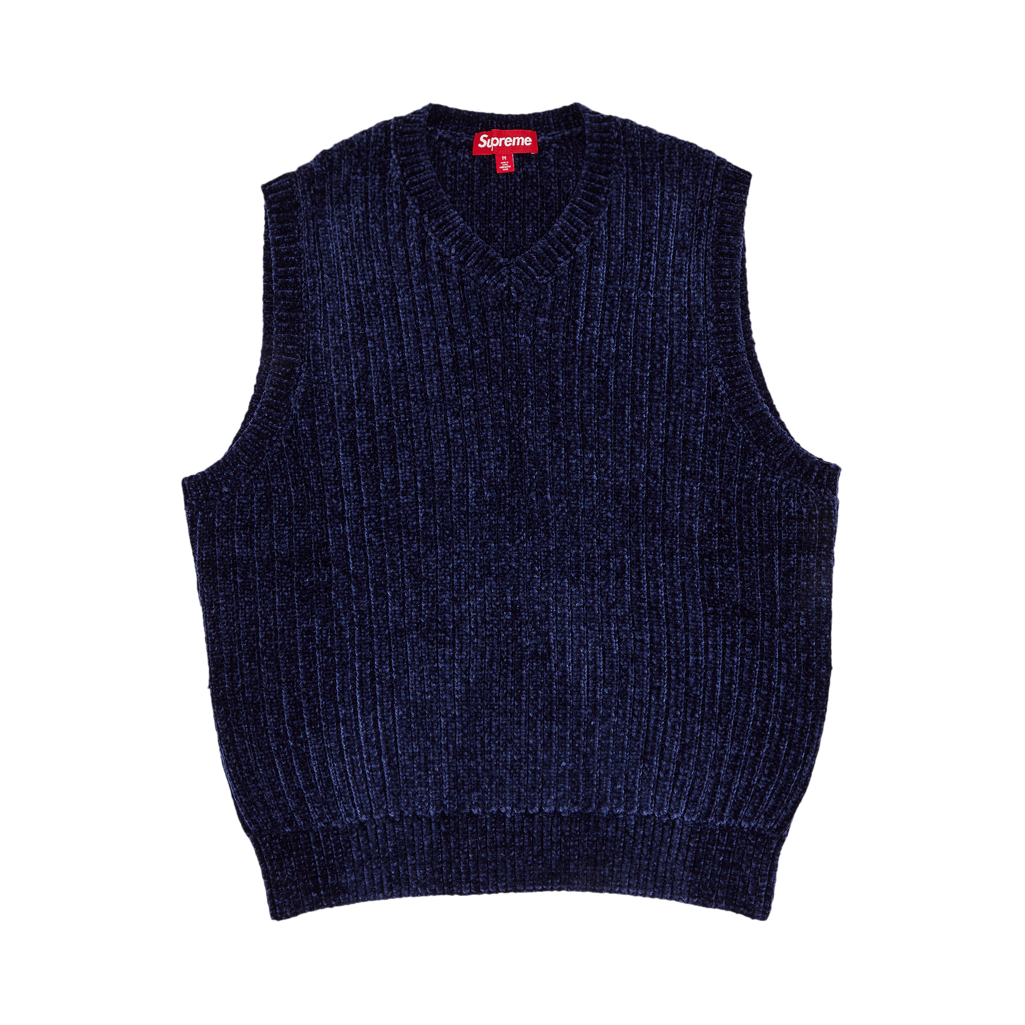 Supreme Chenille Sweater Vest 'Navy'