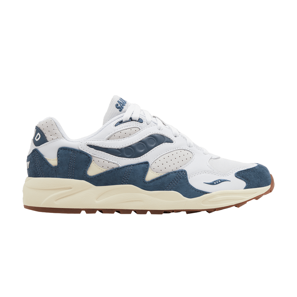 Saucony Grid Shadow 2 'Ivy Prep - White Navy'