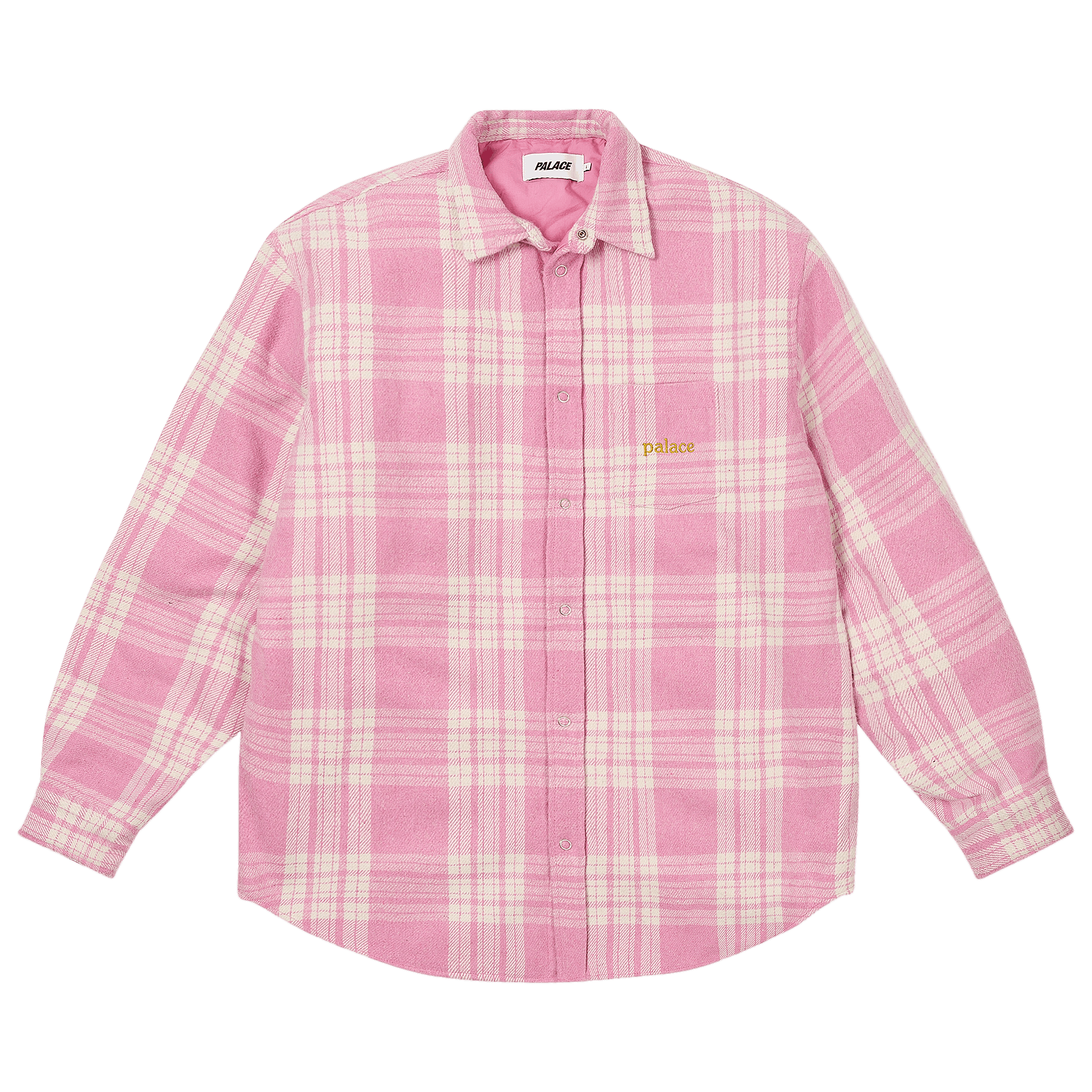 Palace Check Insulated Shirt 'Pink'