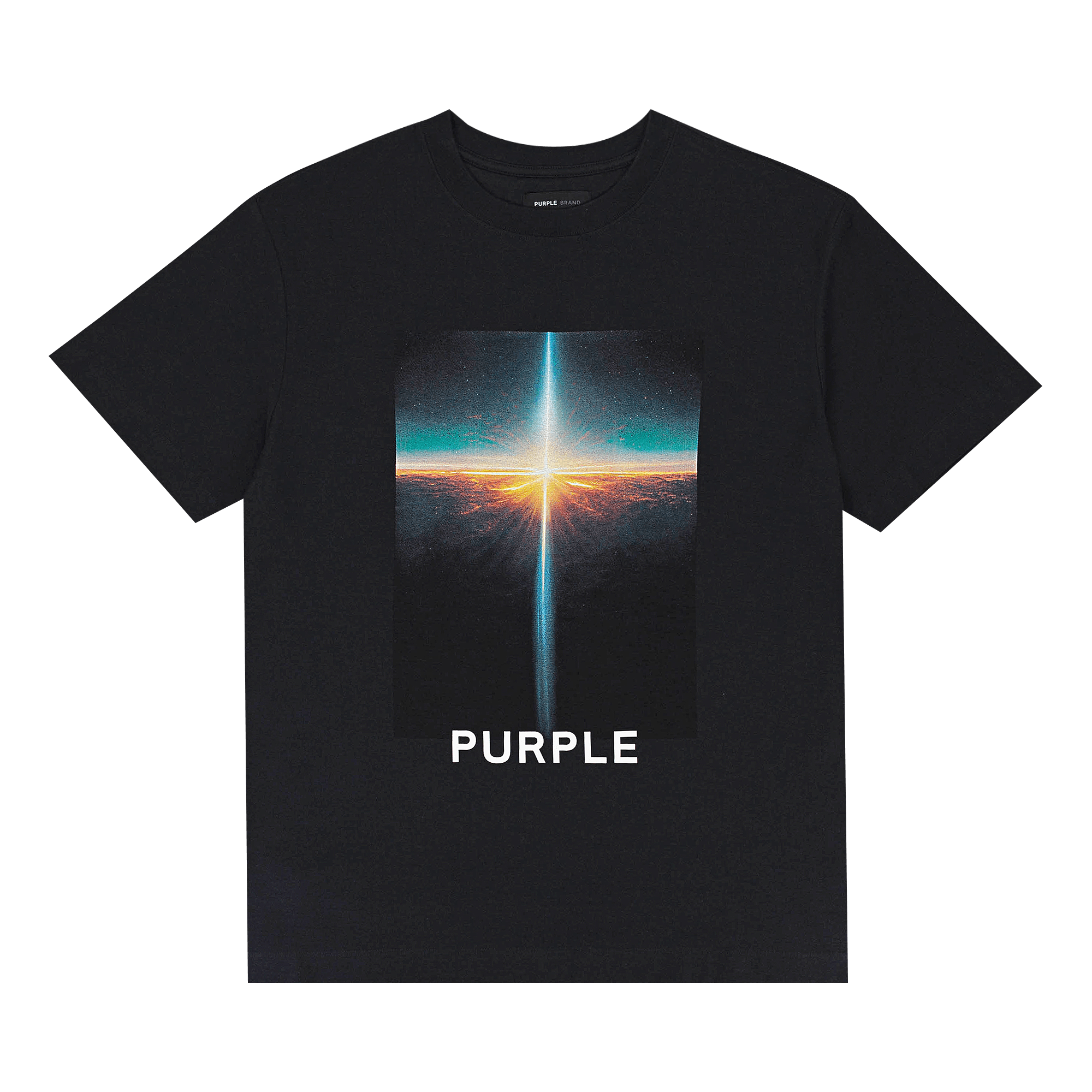 PURPLE BRAND Textured Jersey Tee 'Black'