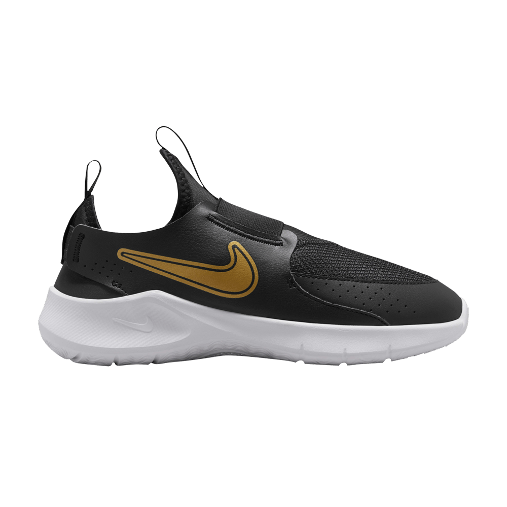 Nike Flex Runner 3 GS 'Black Metallic Gold'