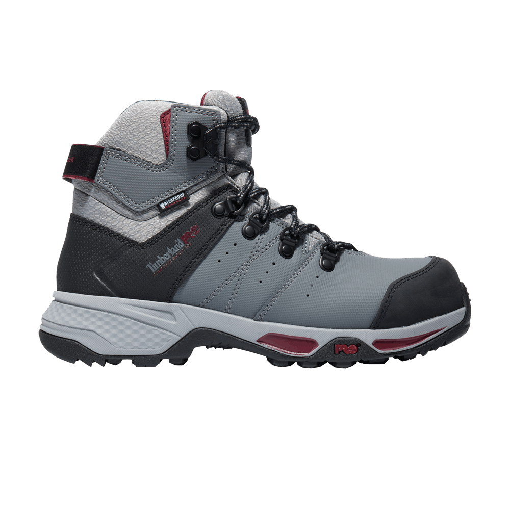 Timberland Wmns Switchback Composite Toe Waterproof Work Boot 'Grey Purple'