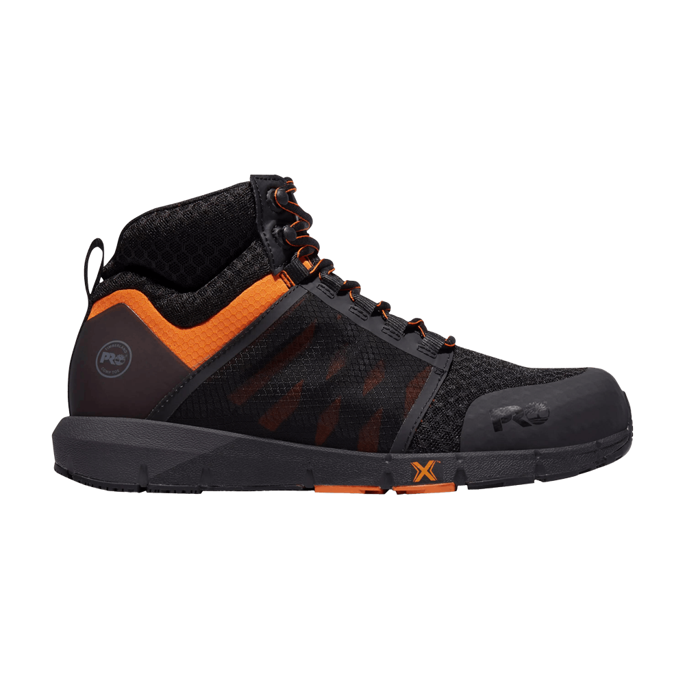 Timberland Radius Composite Toe Work Sneaker 'Black Orange'