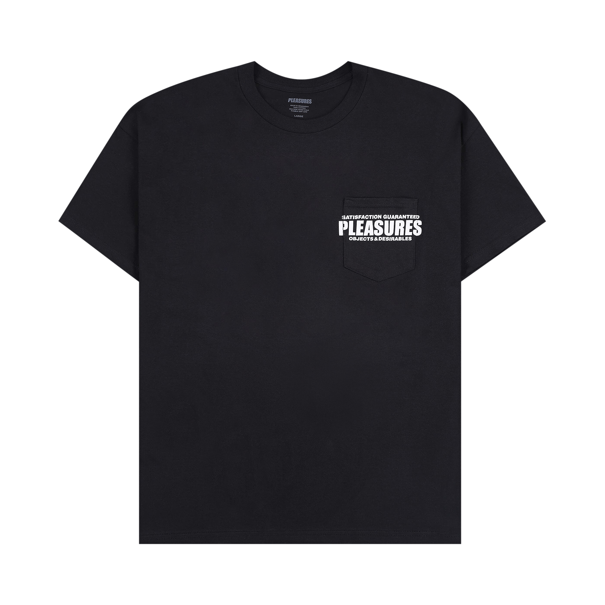 Pleasures Staff Pocket T-Shirt 'Black'