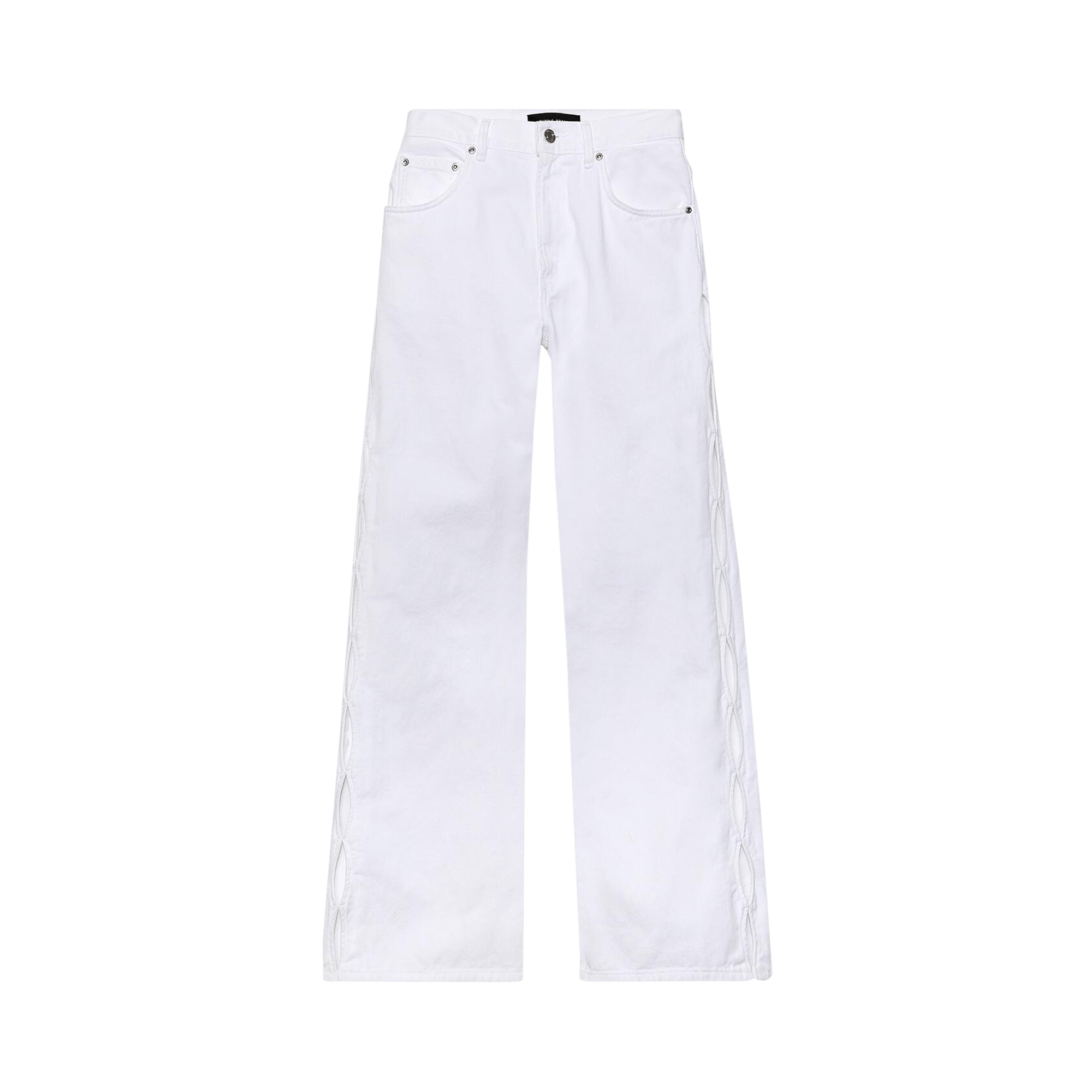 PURPLE BRAND Wide Side Cut Out 'White'