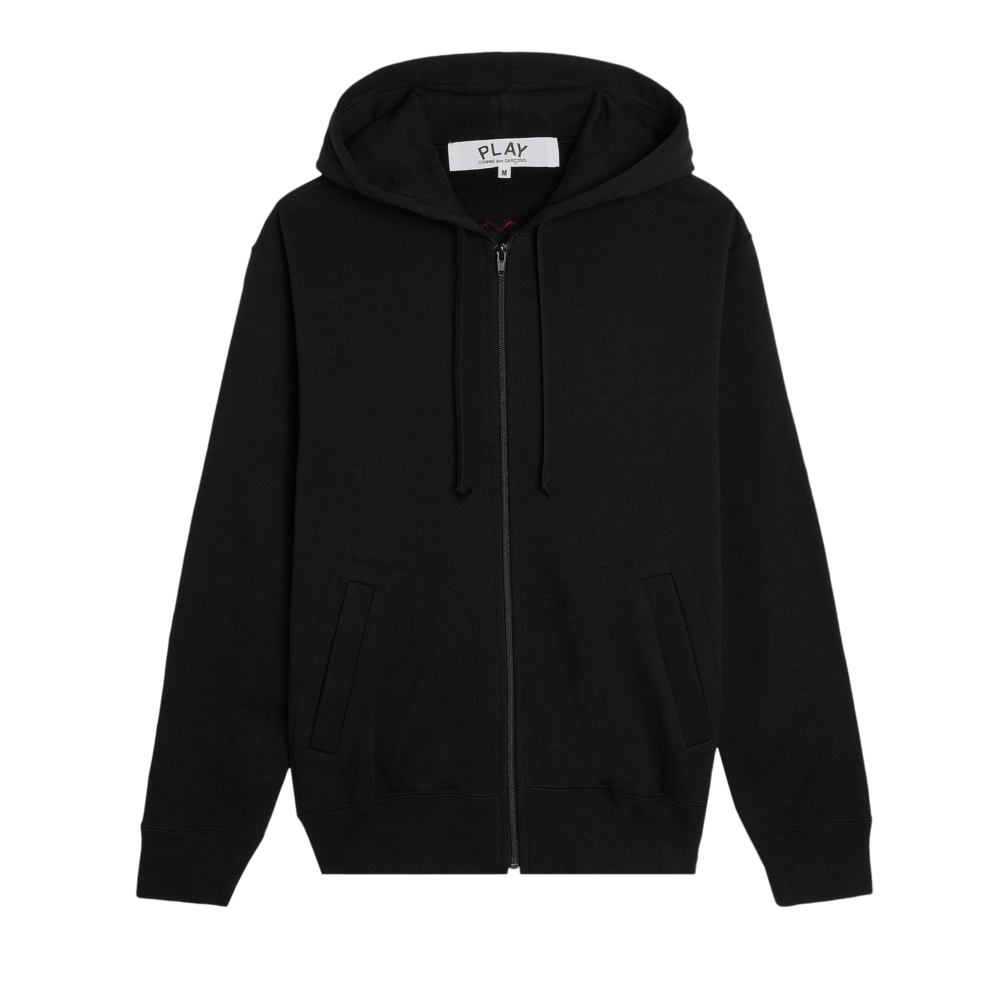 Comme des Garçons PLAY Heart Back Emblem Hooded Zip Up 'Black'