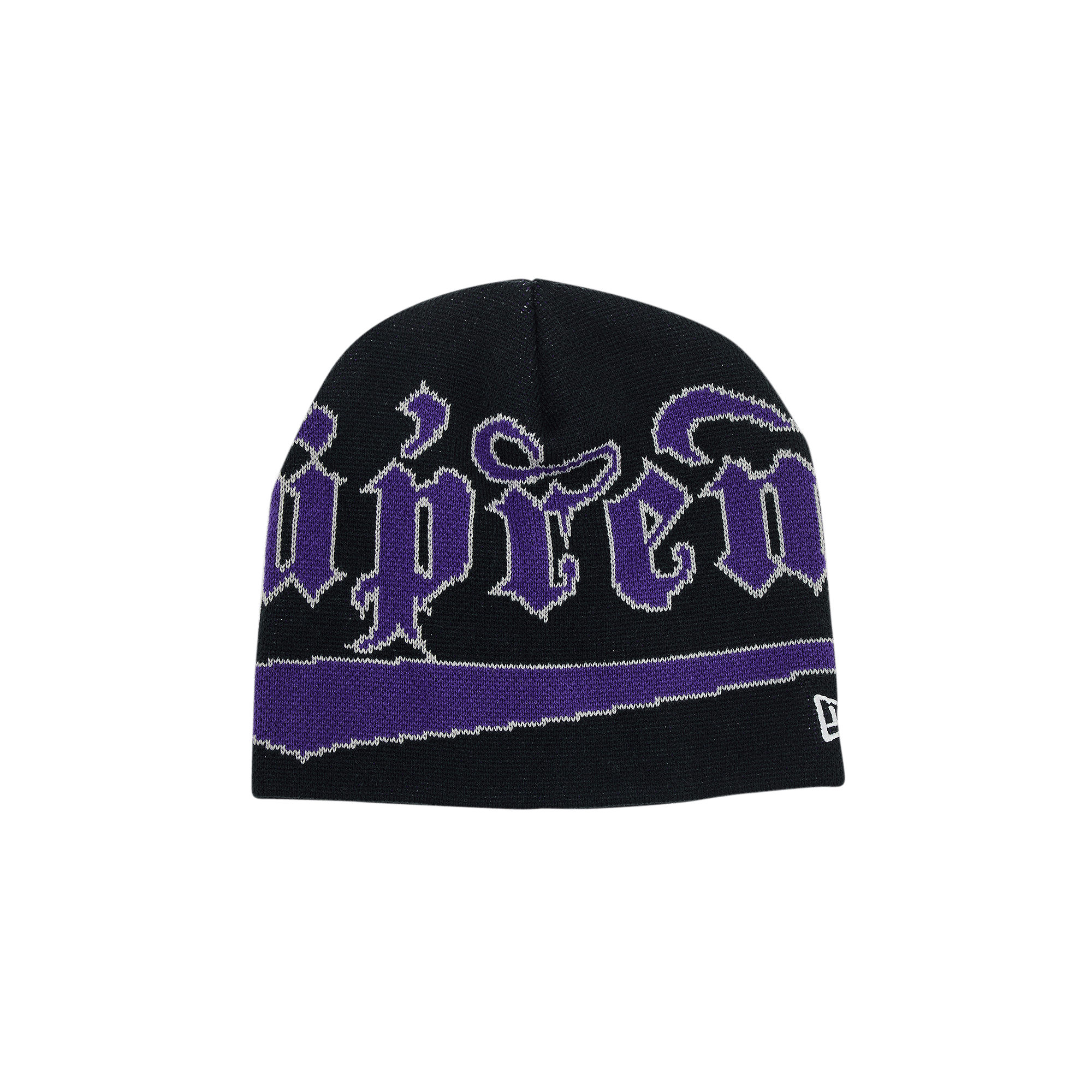 Supreme New Era Accent Beanie 'Navy'