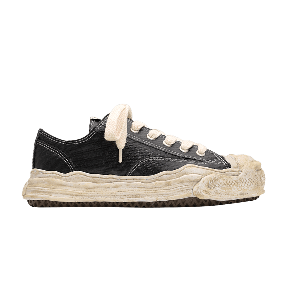 Maison Mihara Yasuhiro Hank OG Sole Silicon Coating Canvas Low 'Black White'