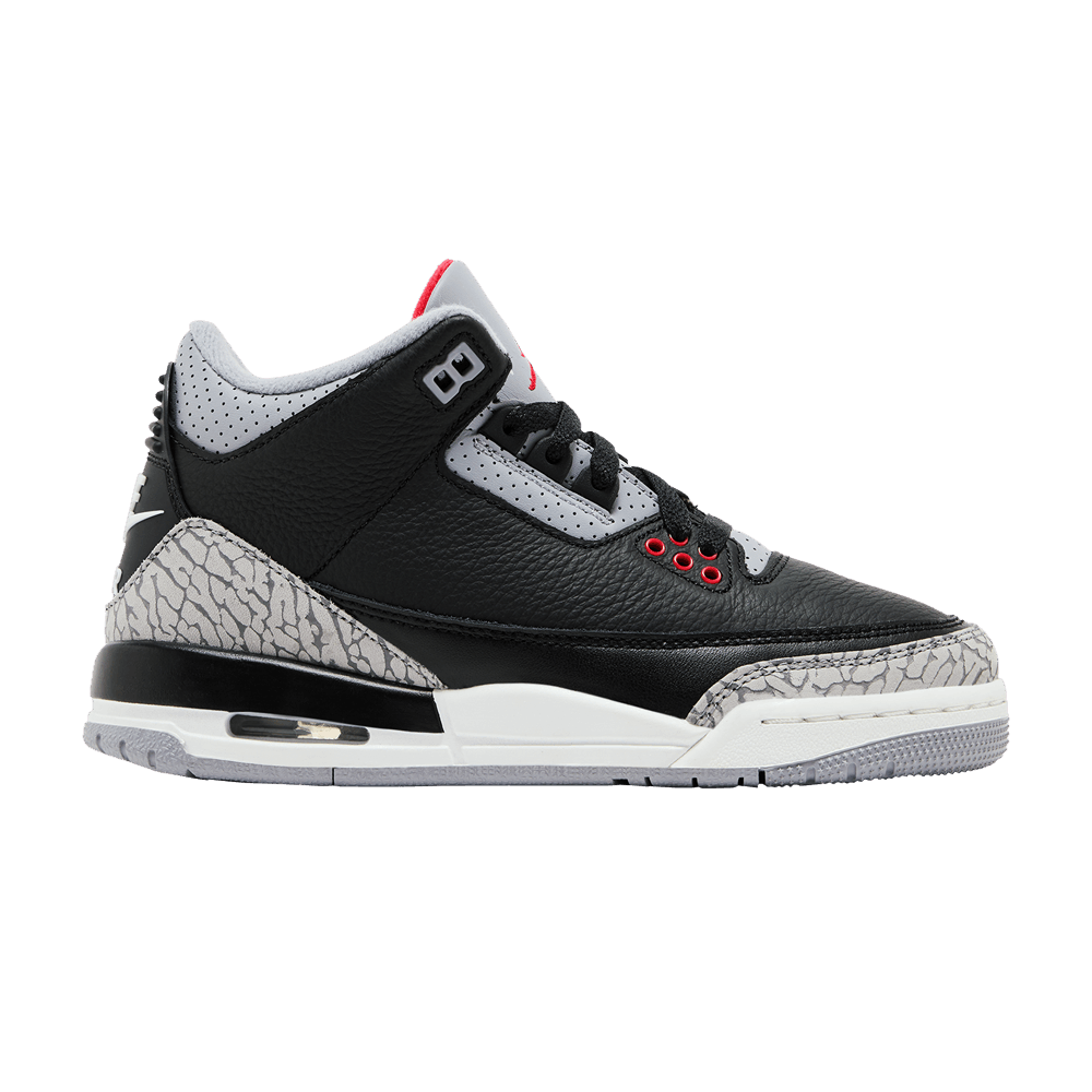 Кроссовки Air Jordan 3 Retro OG GS 'Black Cement' 2024