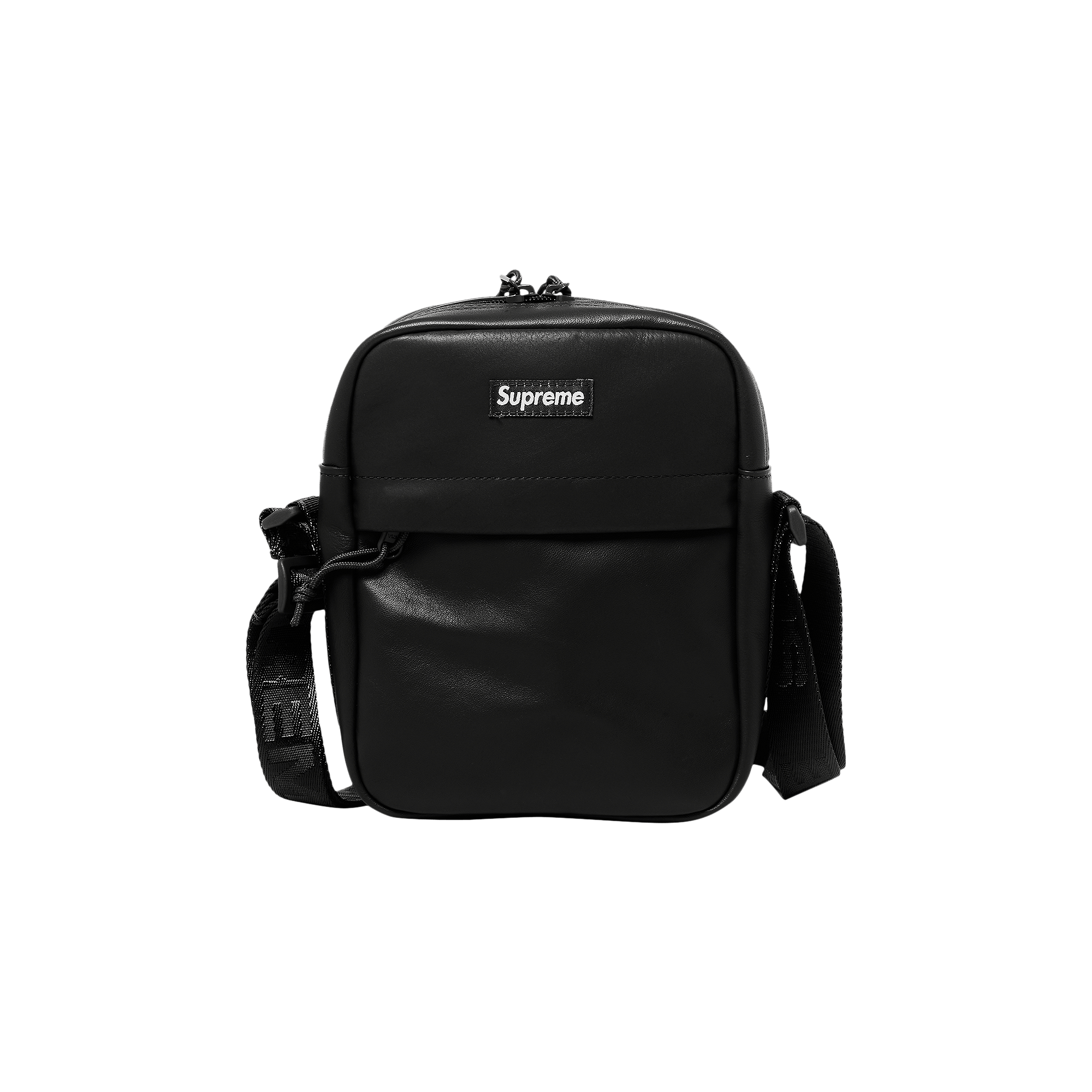 Supreme Leather Shoulder Bag 'Black'