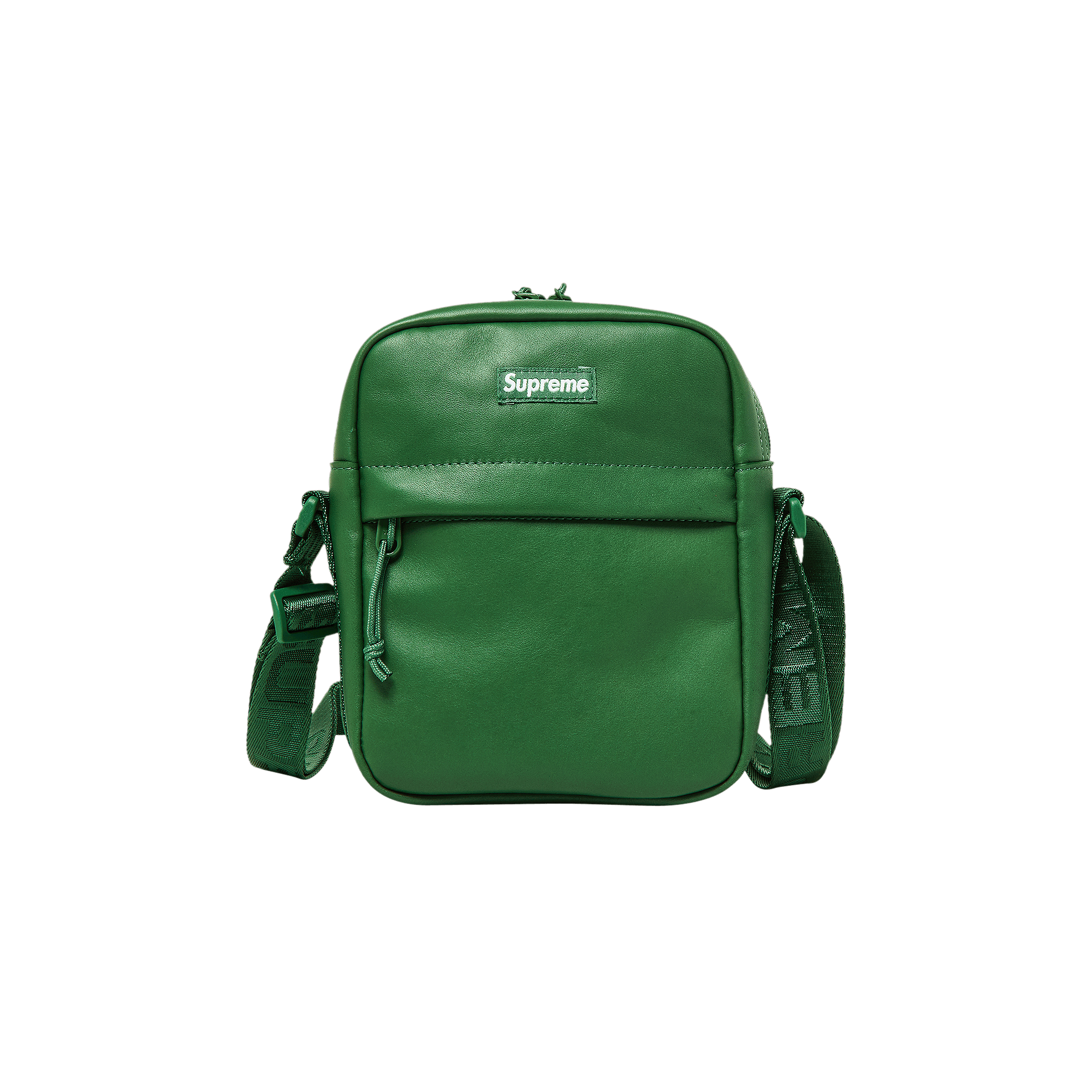 Supreme Leather Shoulder Bag 'Green'