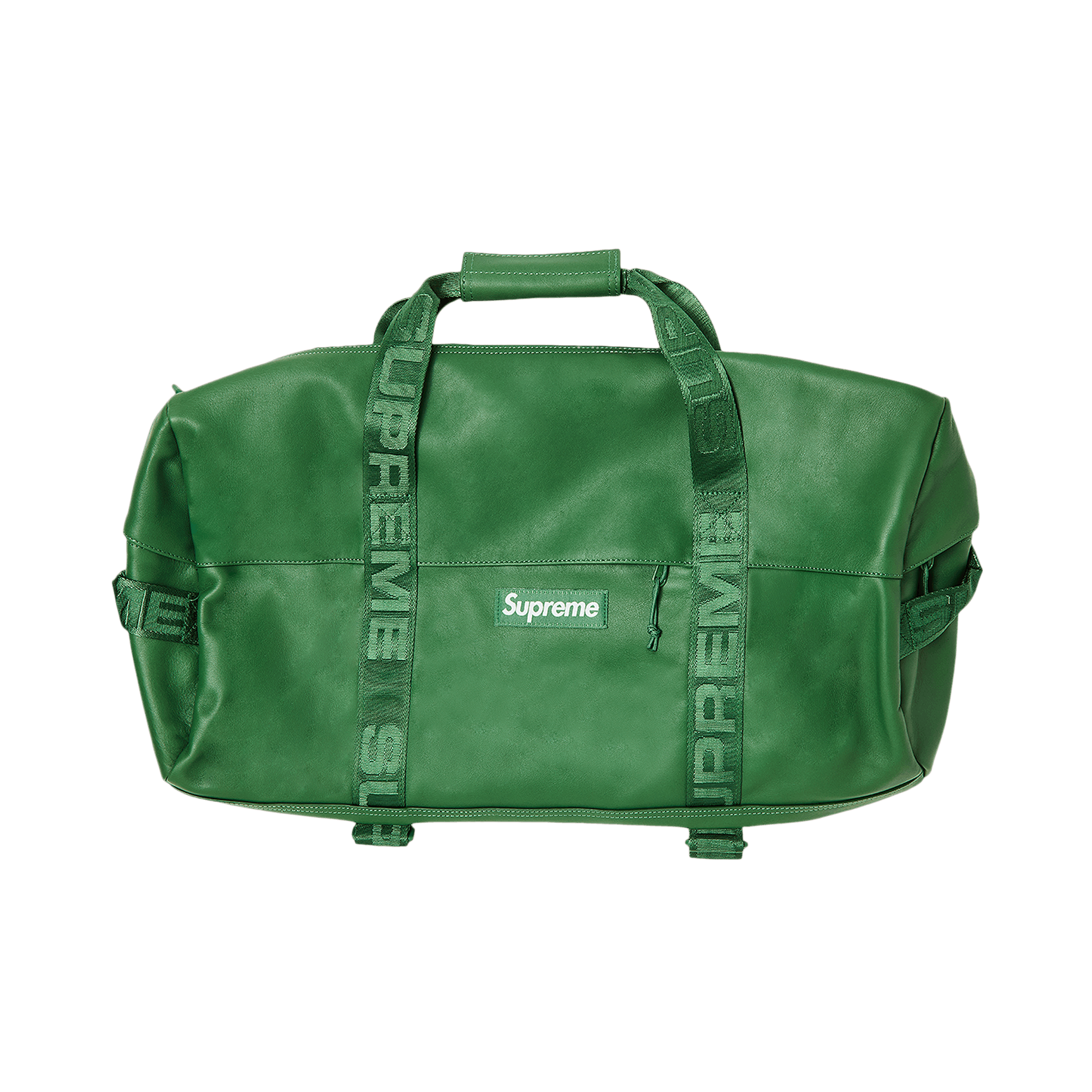 Supreme Leather Duffle Bag 'Green'