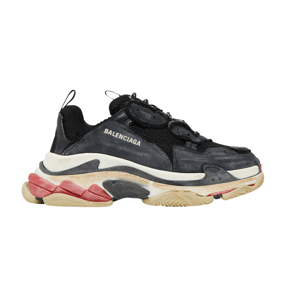 Balenciaga Wmns Triple S Sneaker 'DIY - Black Red'