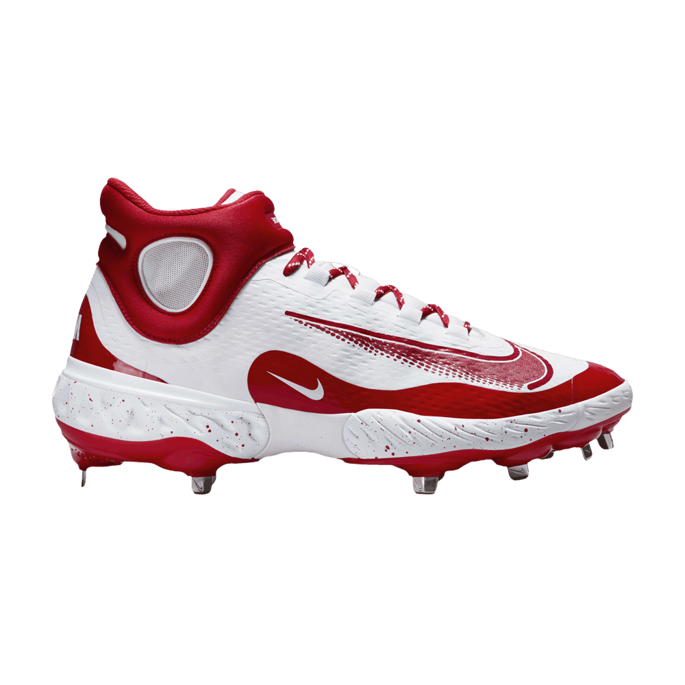 Nike Alpha Huarache Elite 4 Mid 'White University Red'