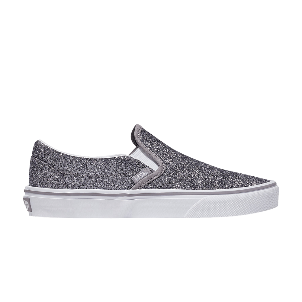 Vans Classic Slip-On 'Glitter - Gunmetal Grey'