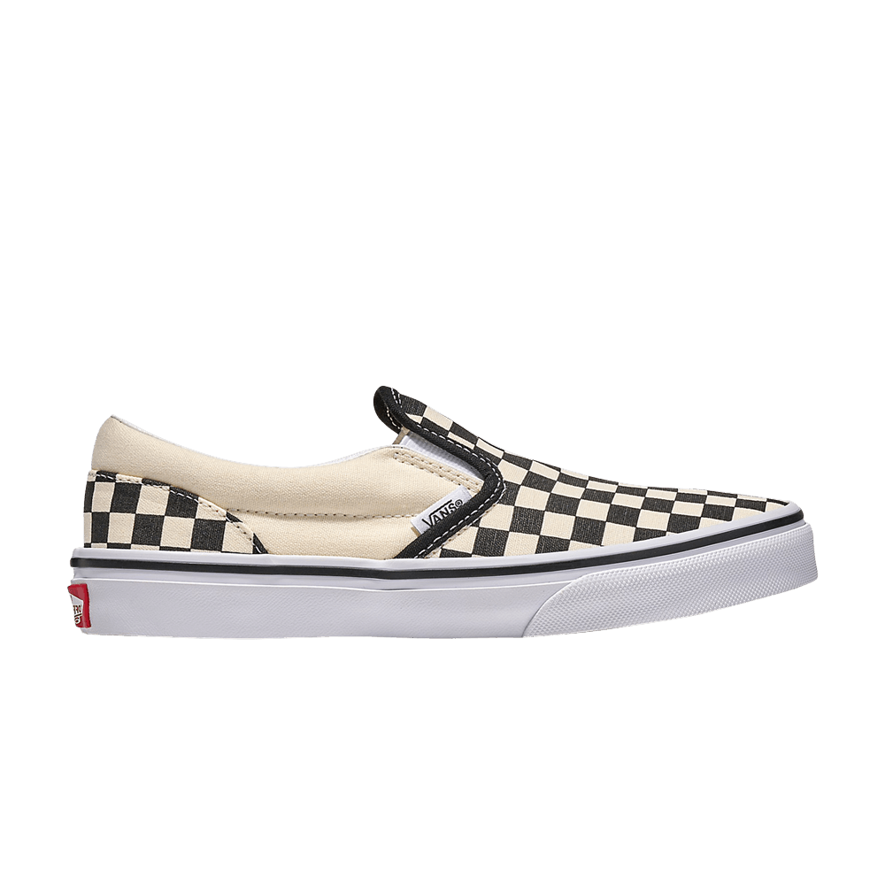 Vans Classic Slip-On Kids 'Checkerboard - Black Off White'