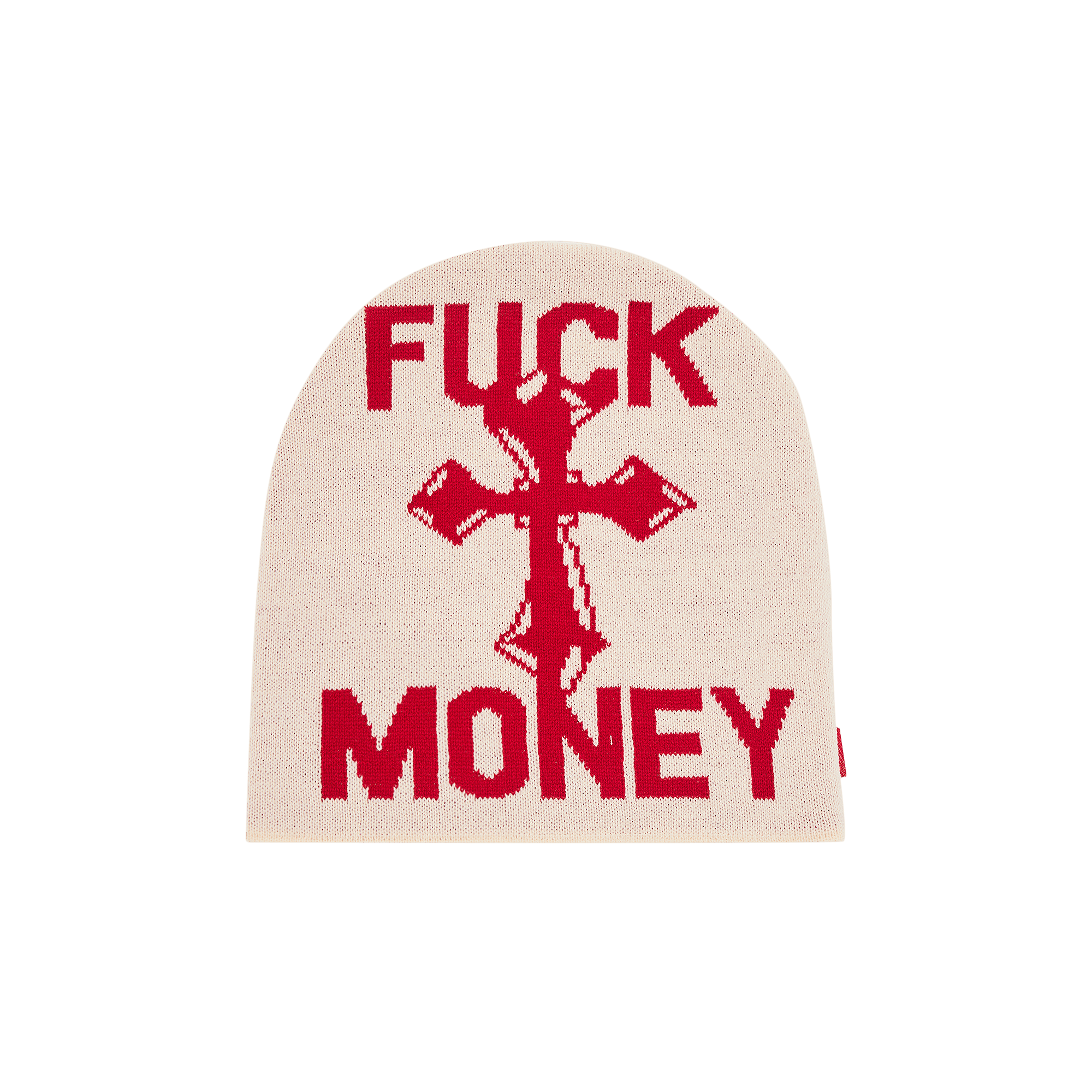 Supreme Fuck Money Beanie 'Stone'