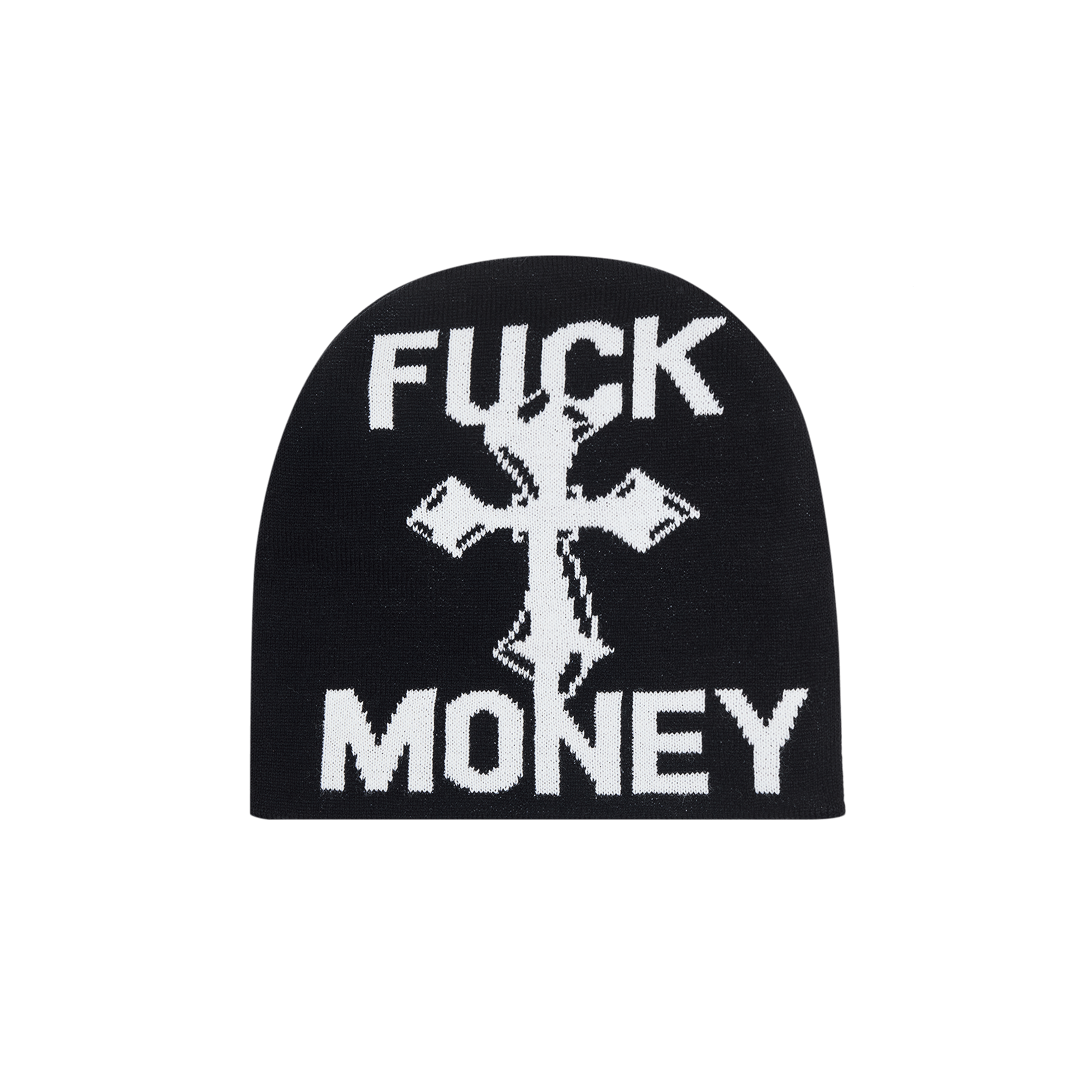 Supreme Fuck Money Beanie 'Black'