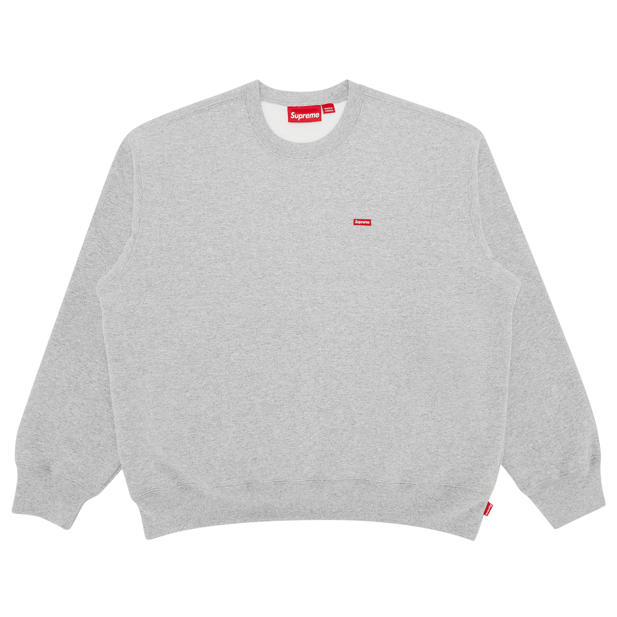 Supreme Small Box Crewneck 'Heather Grey'