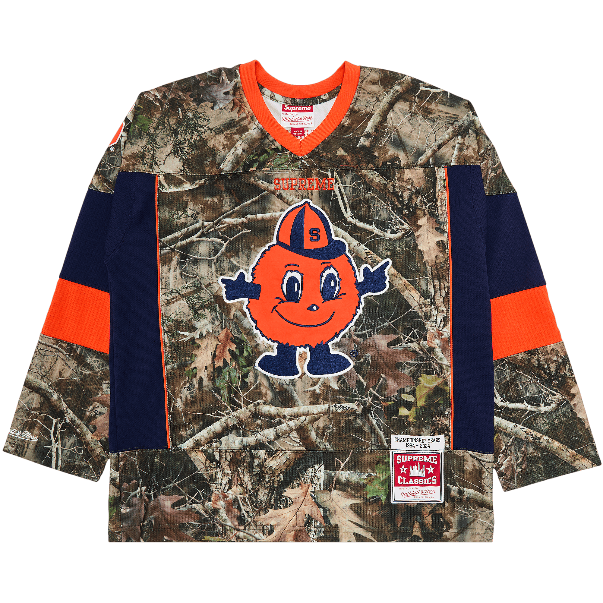 Supreme x Mitchell & Ness NCAA Hockey Jersey 'TrueTimber Kanati Camo'