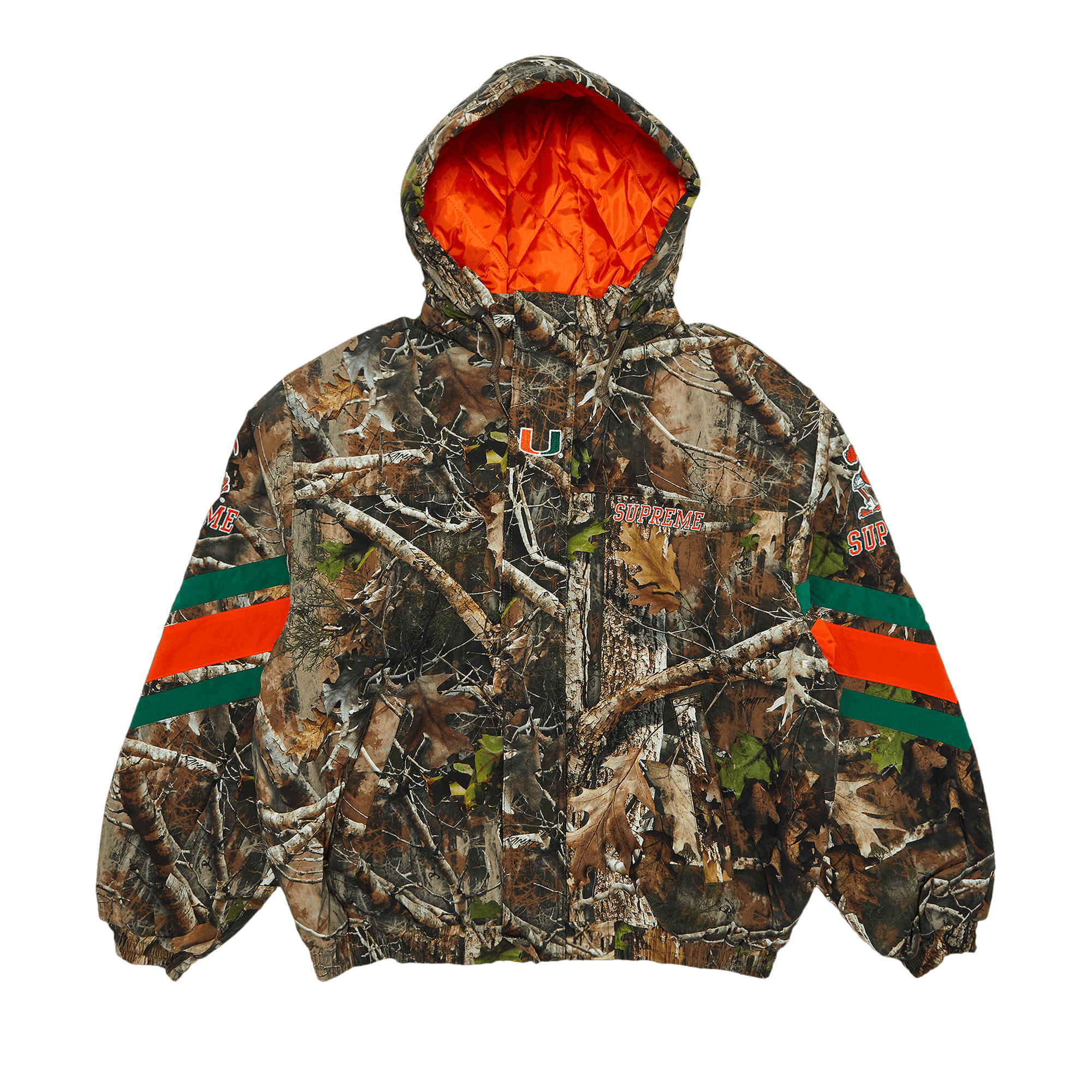 Supreme x Mitchell & Ness NCAA Hooded Stadium Jacket 'TrueTimber Kanati Camo'