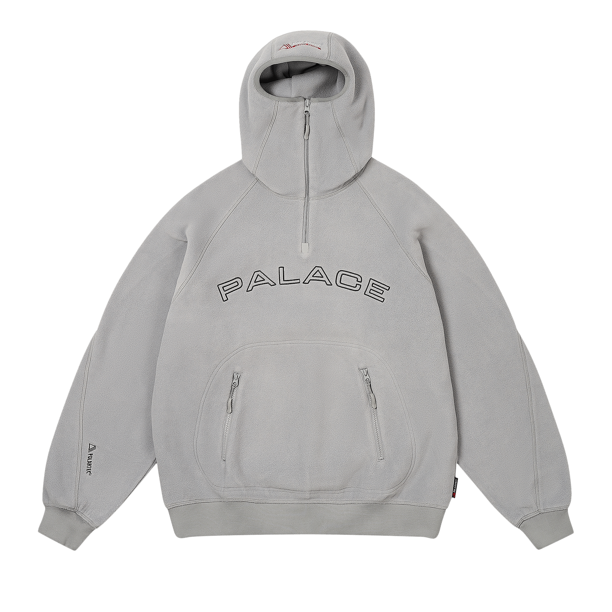 Palace Polartec Shadow Hood 'Grey'