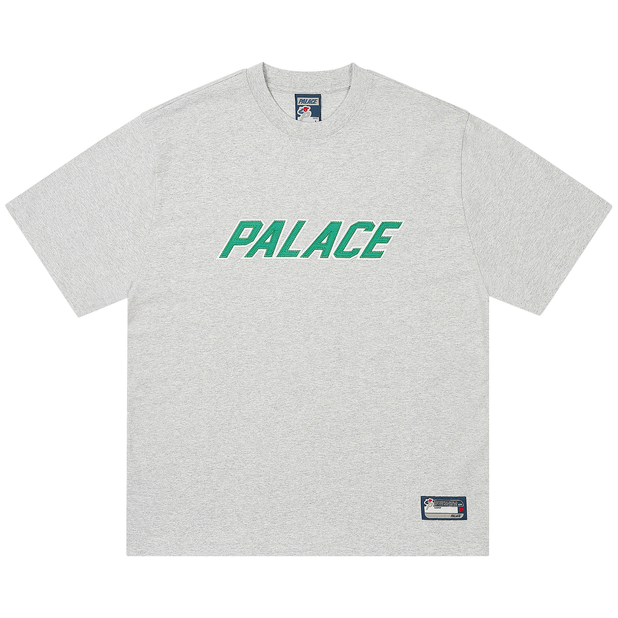 Palace Athletic Logo T-Shirt 'Grey Marl'