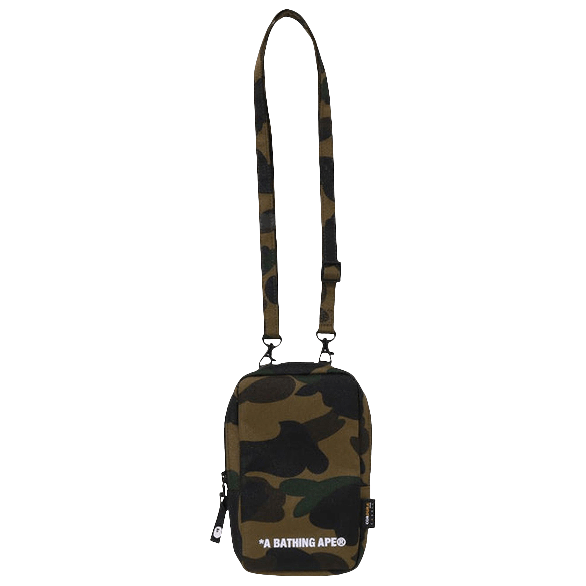 BAPE 1st Camo Cordura Phone Shoulder Bag 'Green'