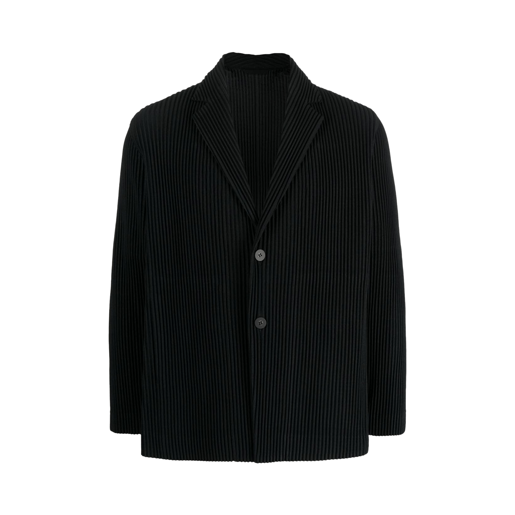 Homme Plissé Issey Miyake Basic Pleated Blazer 'Black'