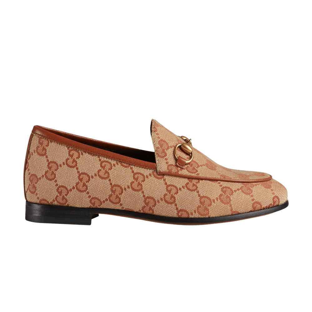 Gucci Wmns Jordaan Loafer 'GG - Beige Rust'