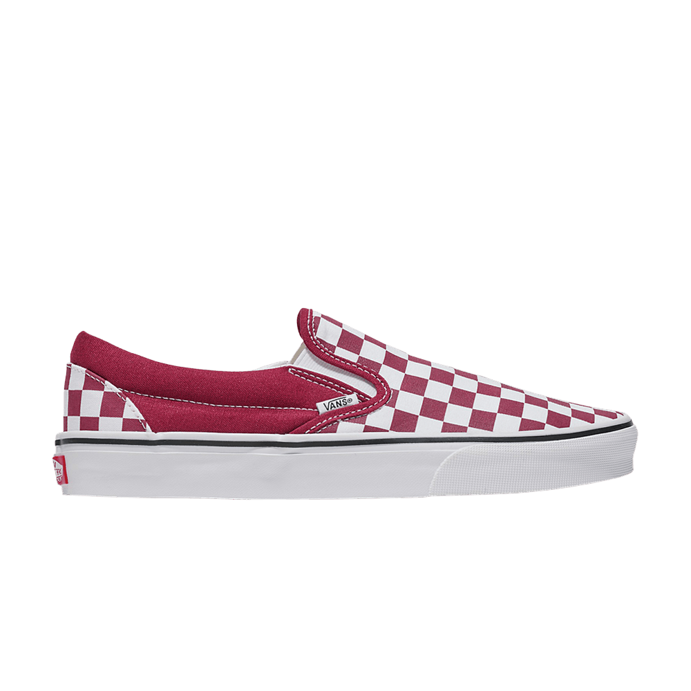 Vans Classic Slip-On 'Checkerboard - Rhododendron Red'
