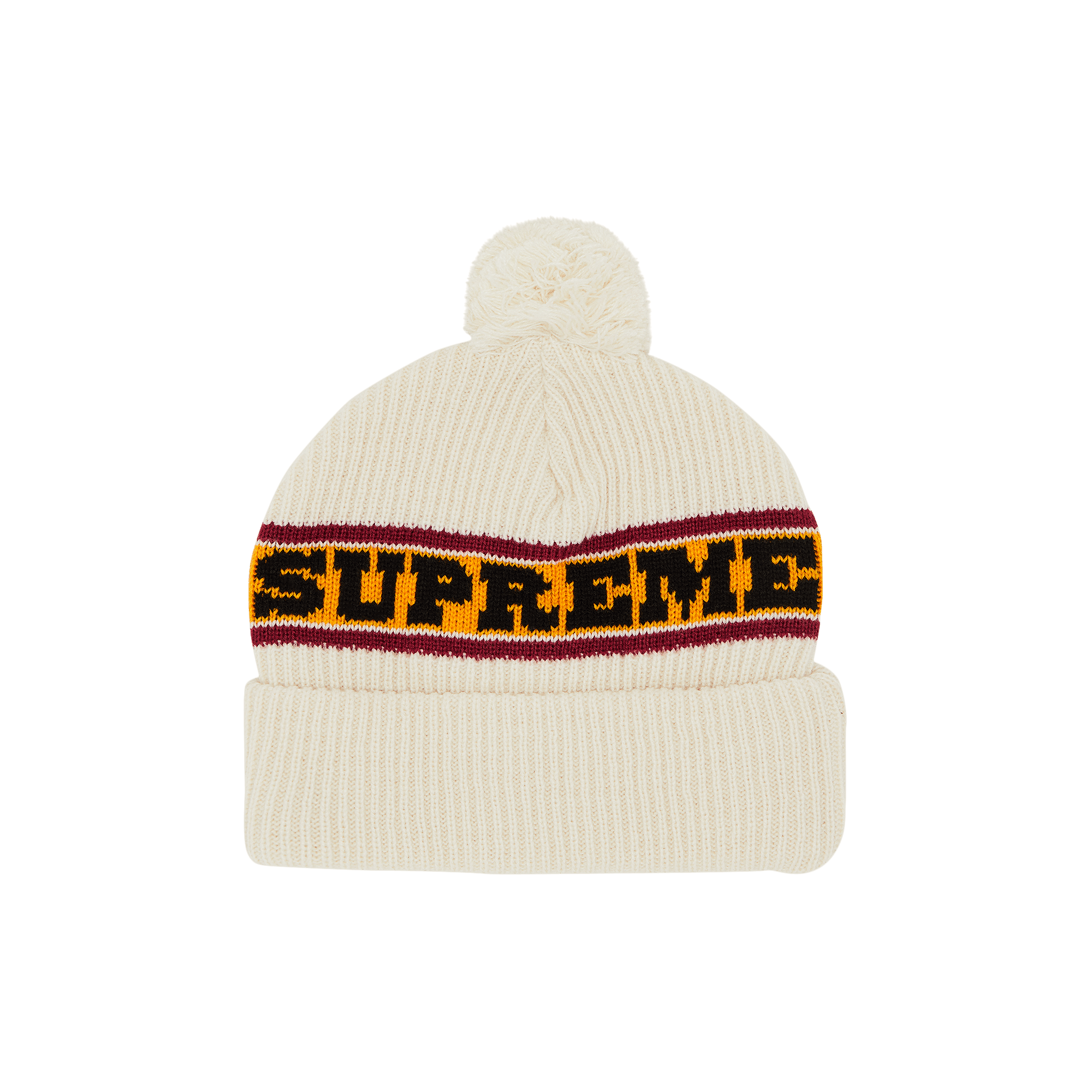 Supreme Big Stripe Beanie 'Natural'