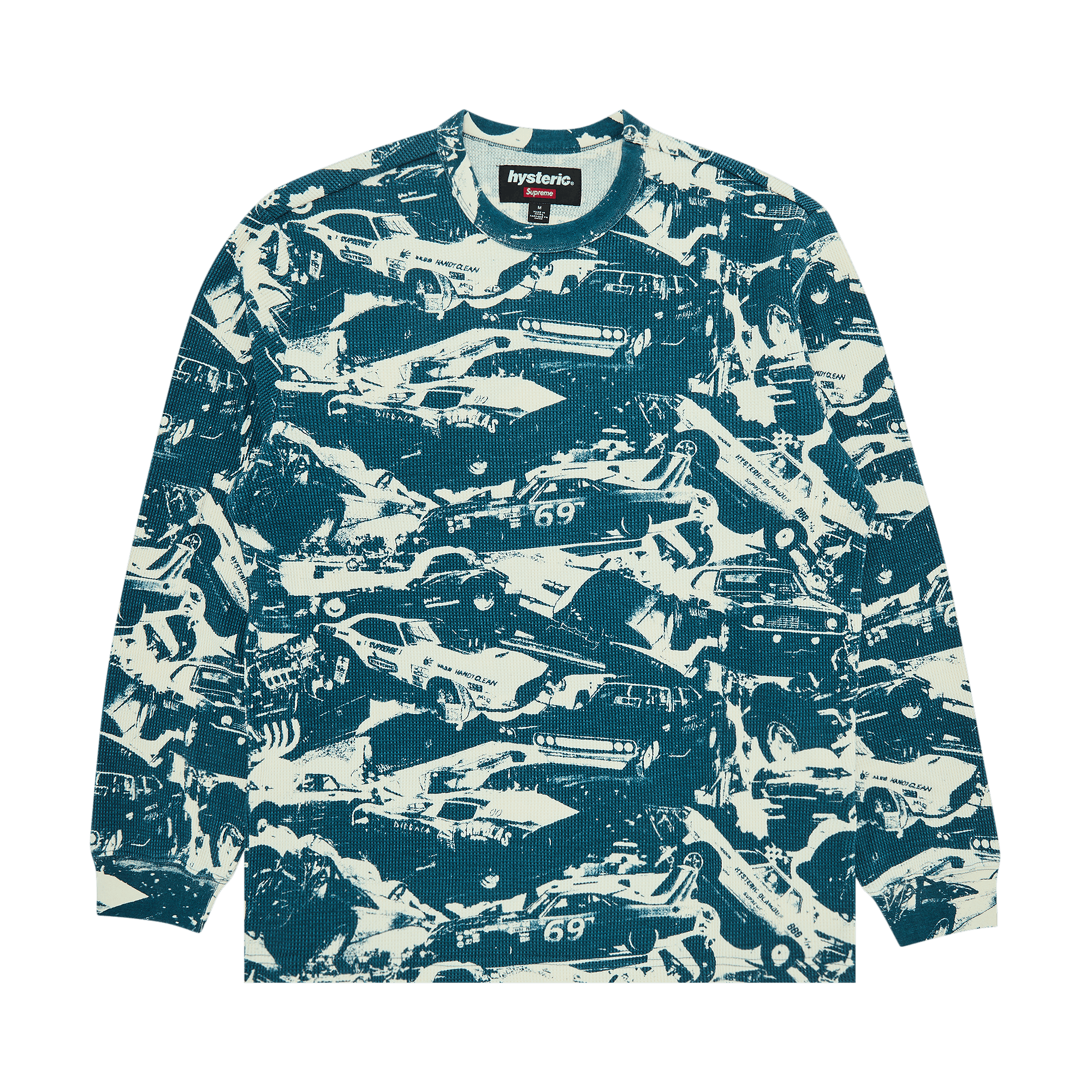 Supreme x HYSTERIC GLAMOUR Cars Thermal 'Teal'