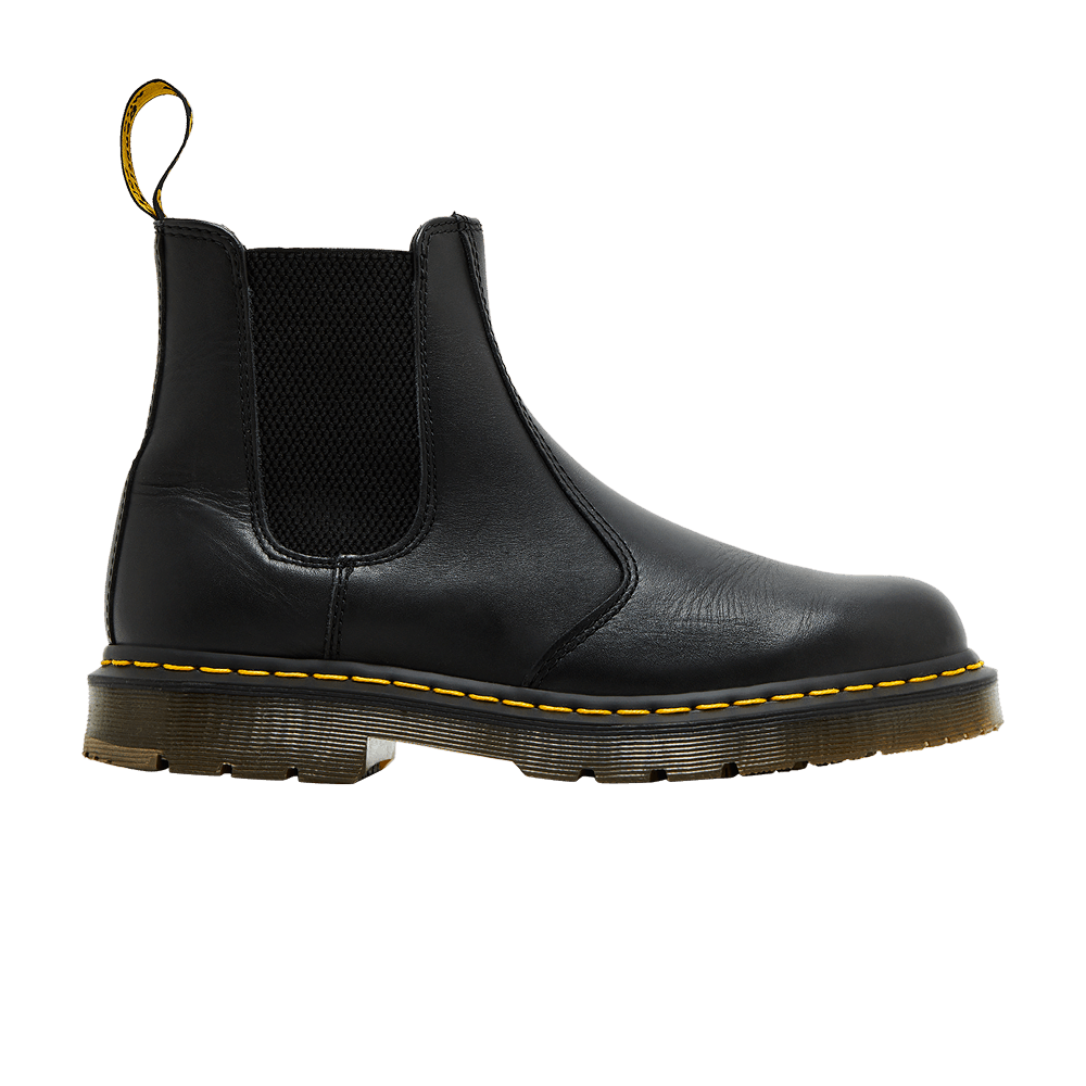 Buy Dr. Martens 2976 Yellow Stitch Smooth Leather Chelsea Boot