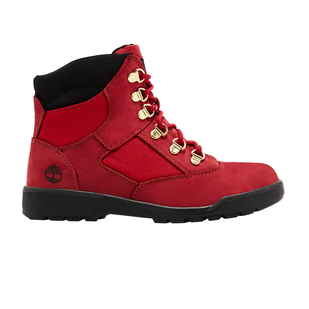 Timberland 6 Inch Field Boot Junior 'Dark Red Black'