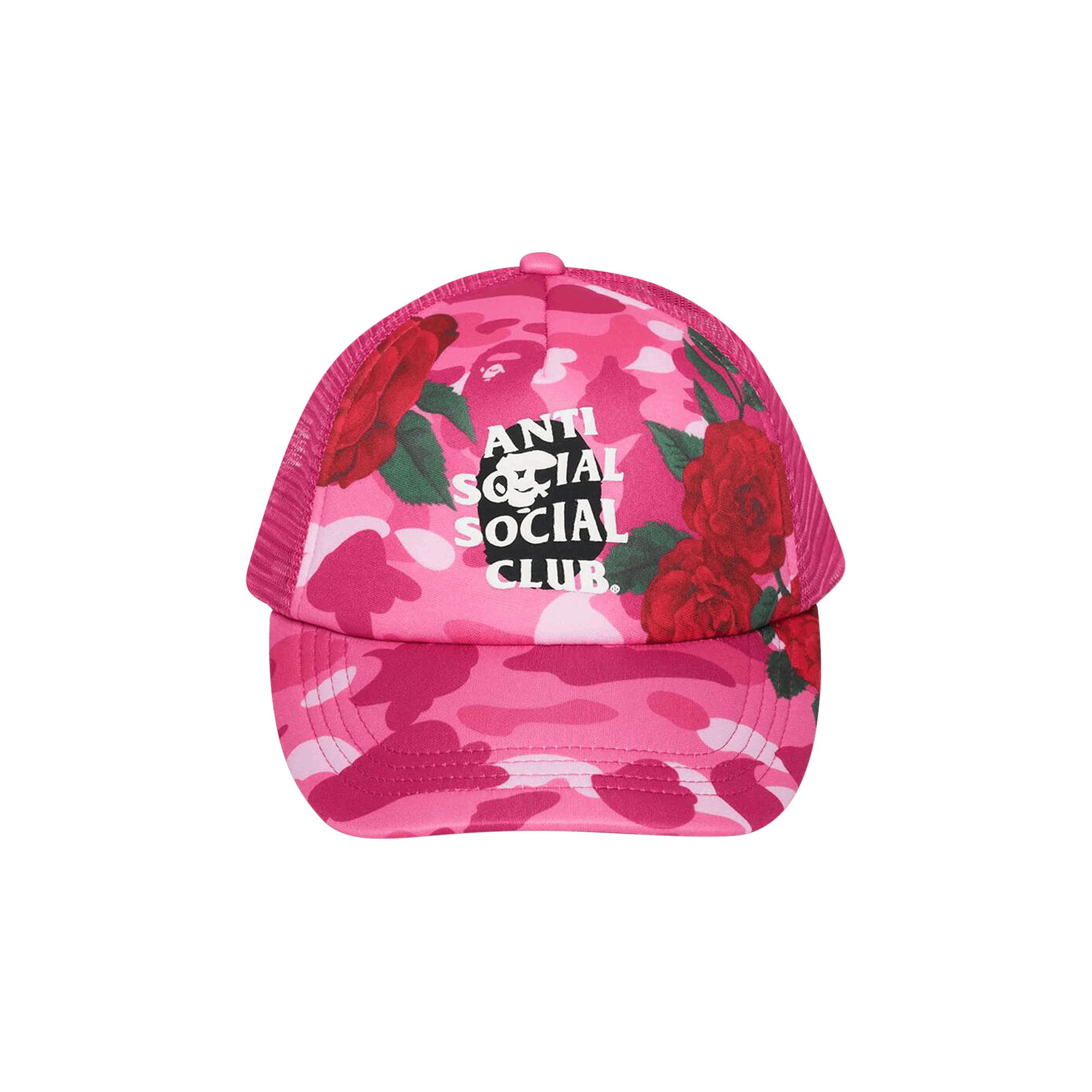 BAPE x Anti Social Social Club Mesh Cap 'Pink'