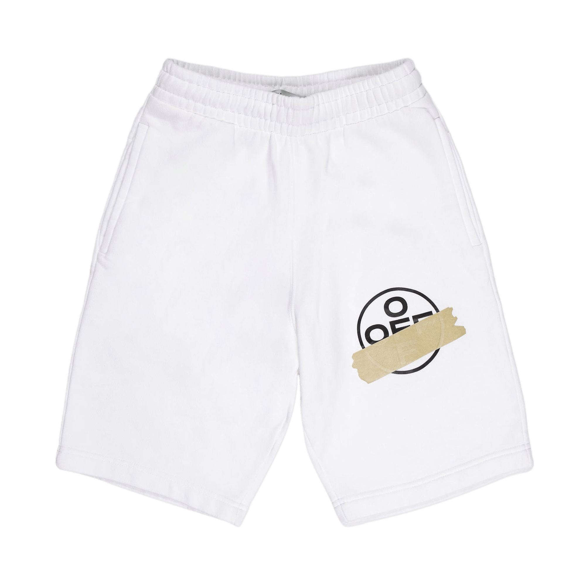 Off-White Tape Arrows Sweatshorts 'White/Beige'