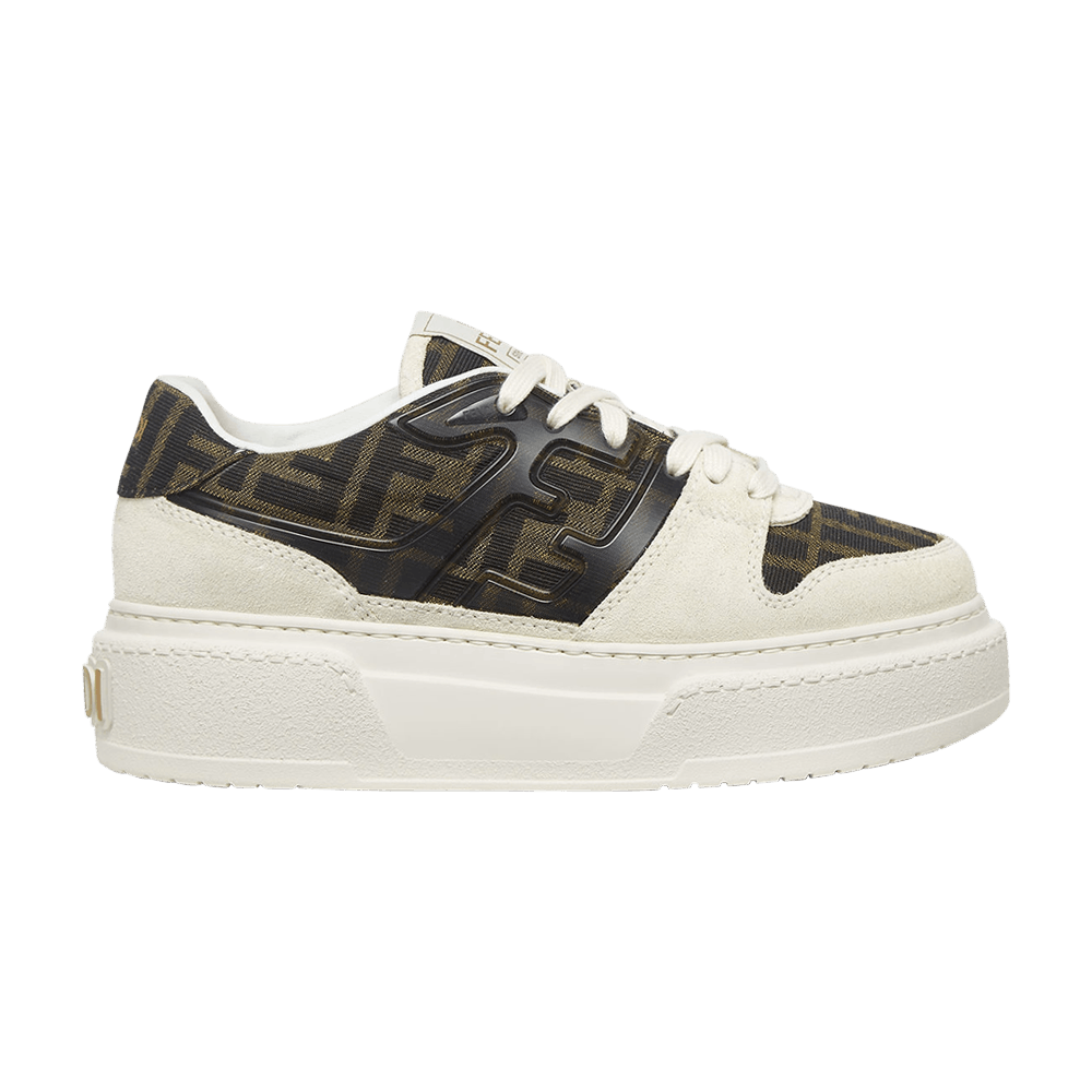 Fendi Wmns Match Platform 'FF Motif - White Brown'