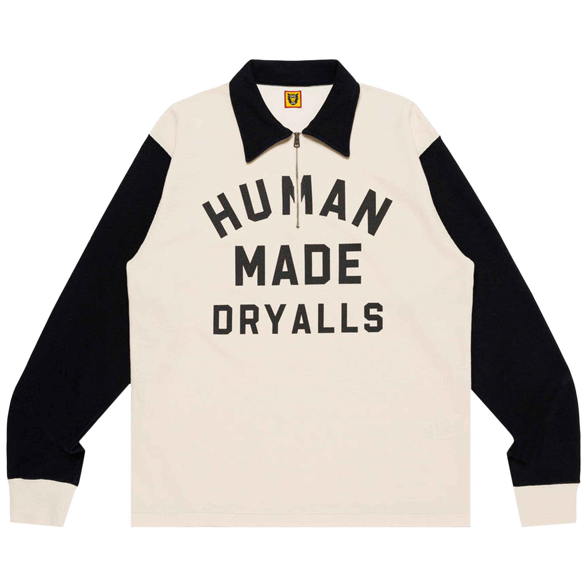 Human Made Zip-Up Long-Sleeve T-Shirt 'Black'