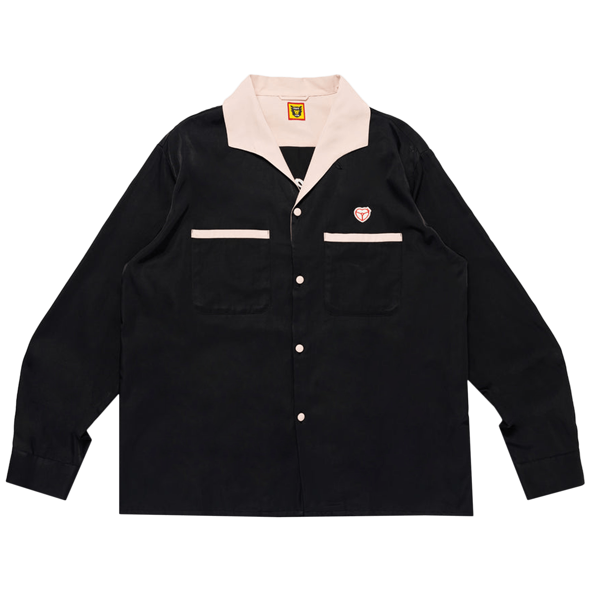 Human Made Open Collar Shirt 'Black'