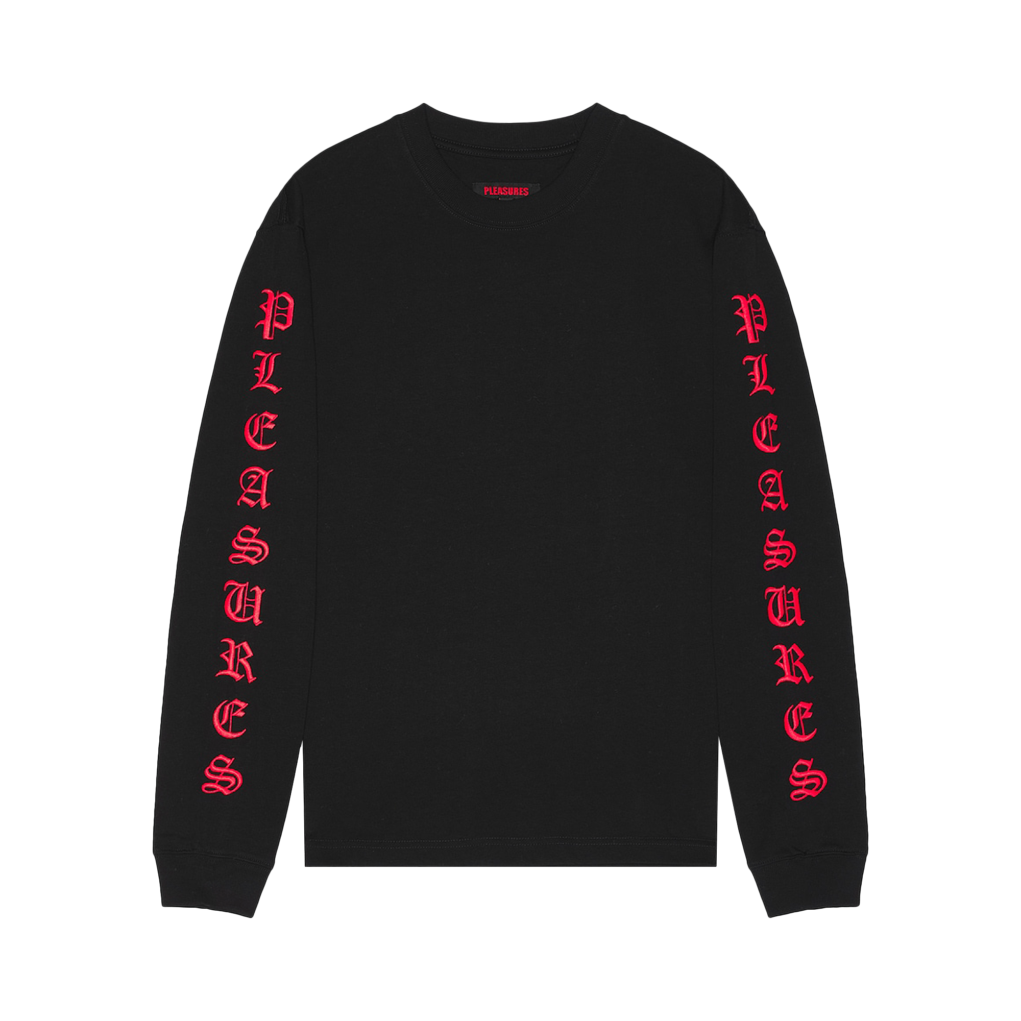Pleasures OE Heavyweight Long-Sleeve 'Black/Red'