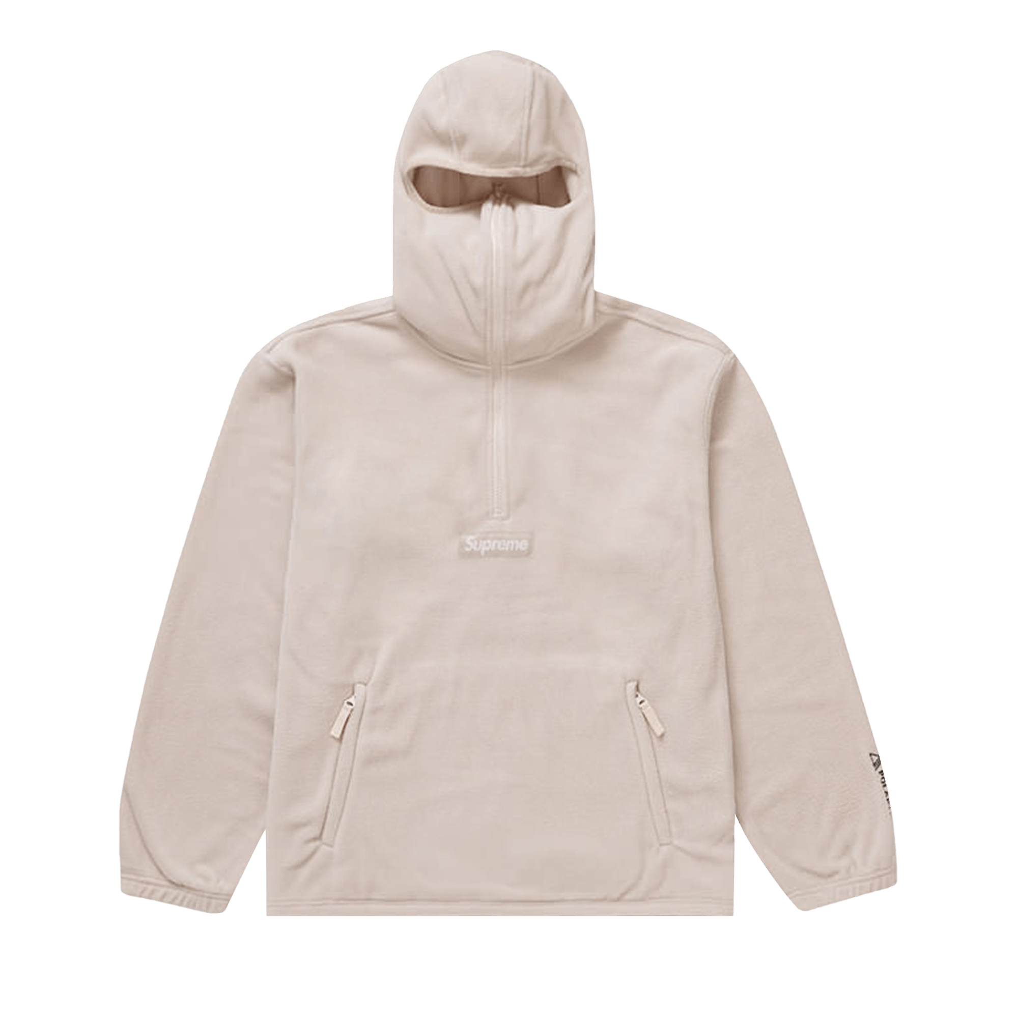 Supreme x Polartec Half Zip Pullover Facemask 'Stone'