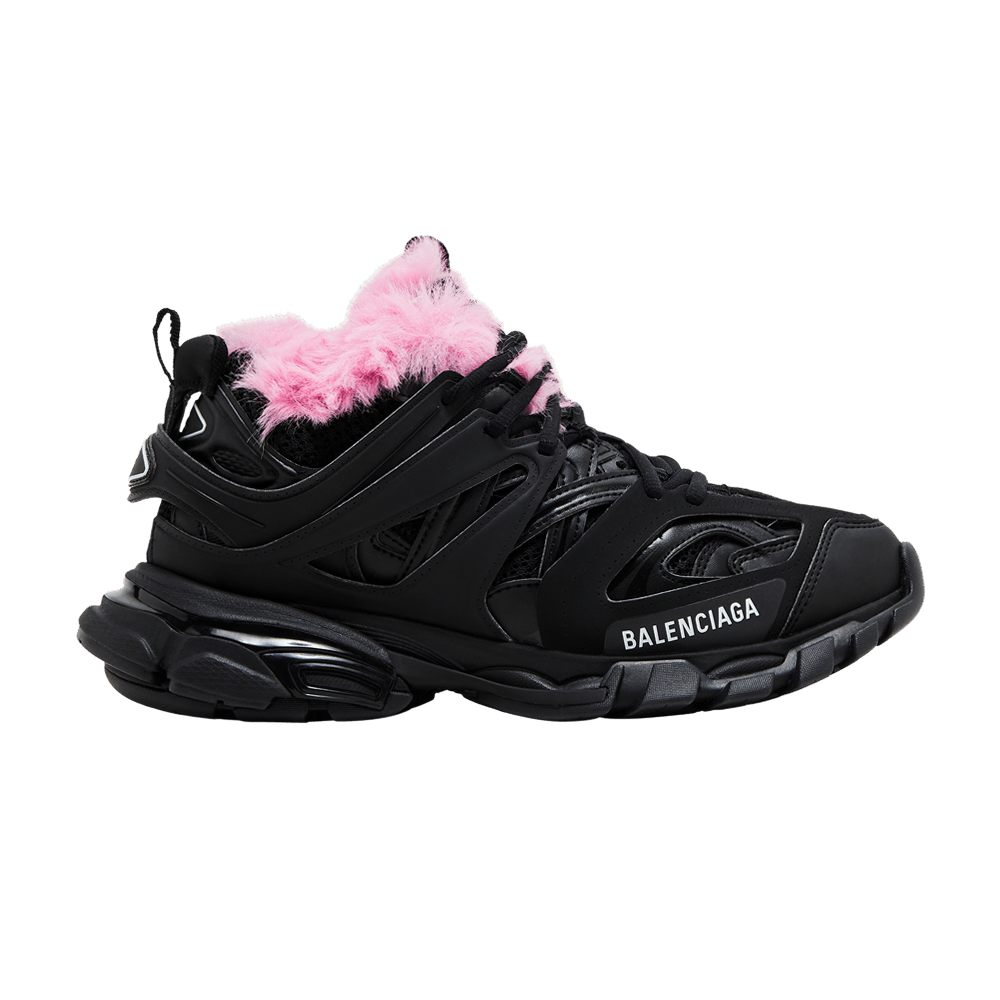 Balenciaga Wmns Track Sneaker 'Fake Fur - Black Pink'