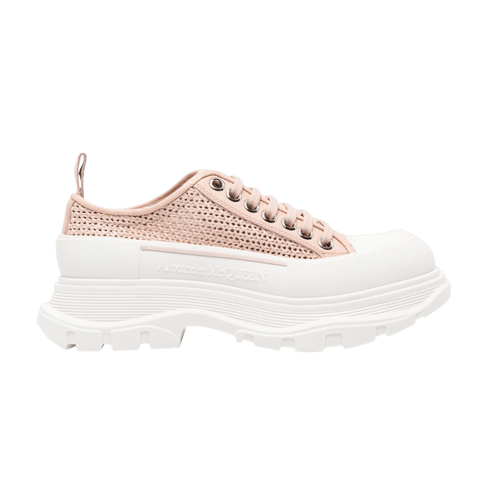 Alexander McQueen Wmns Deck Plimsoll 'Rose Gold Raffia'