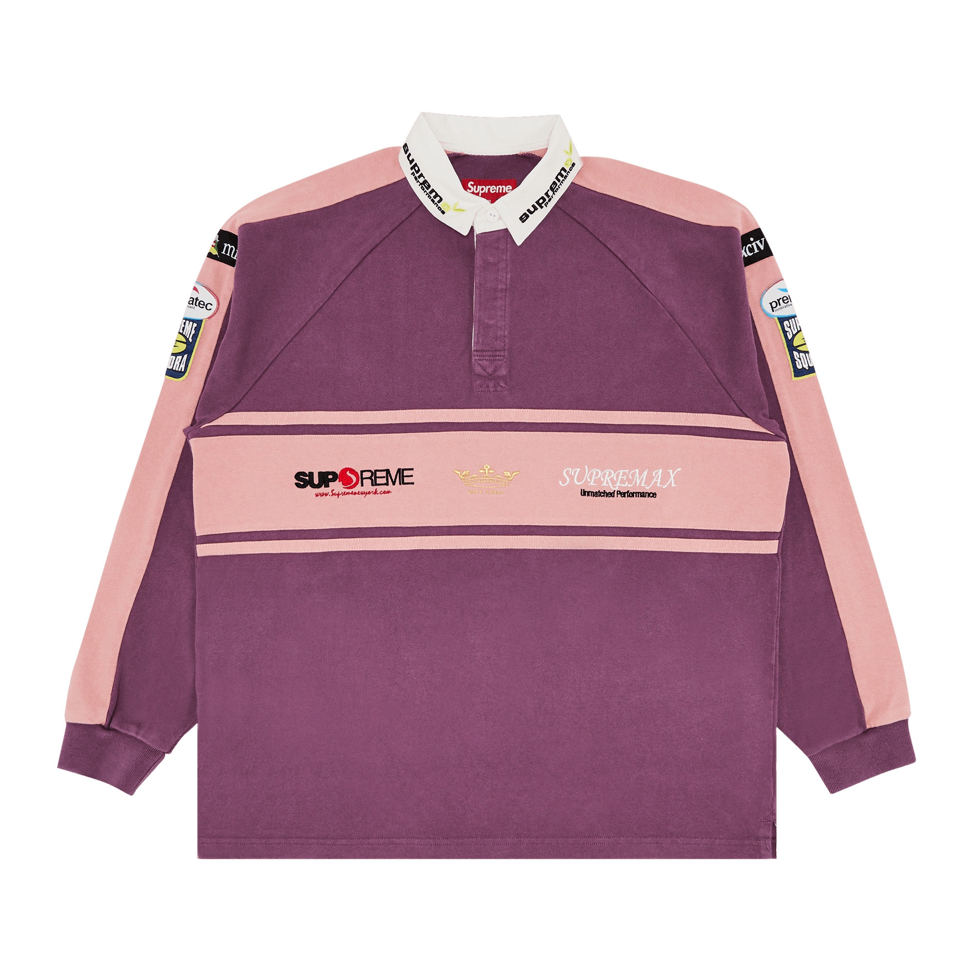 Supreme Chest Stripe Rugby 'Purple'