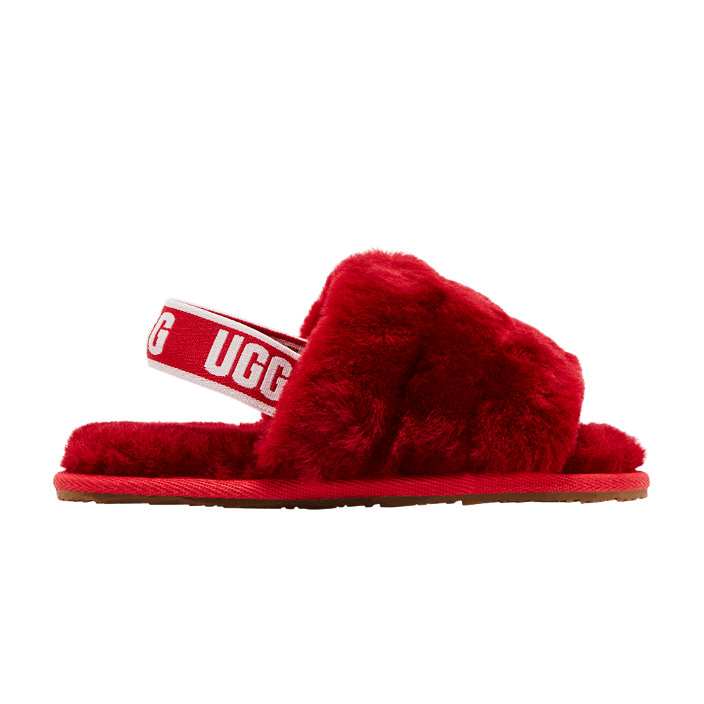 UGG Fluff Yeah Slide Toddler 'Ribbon Red'